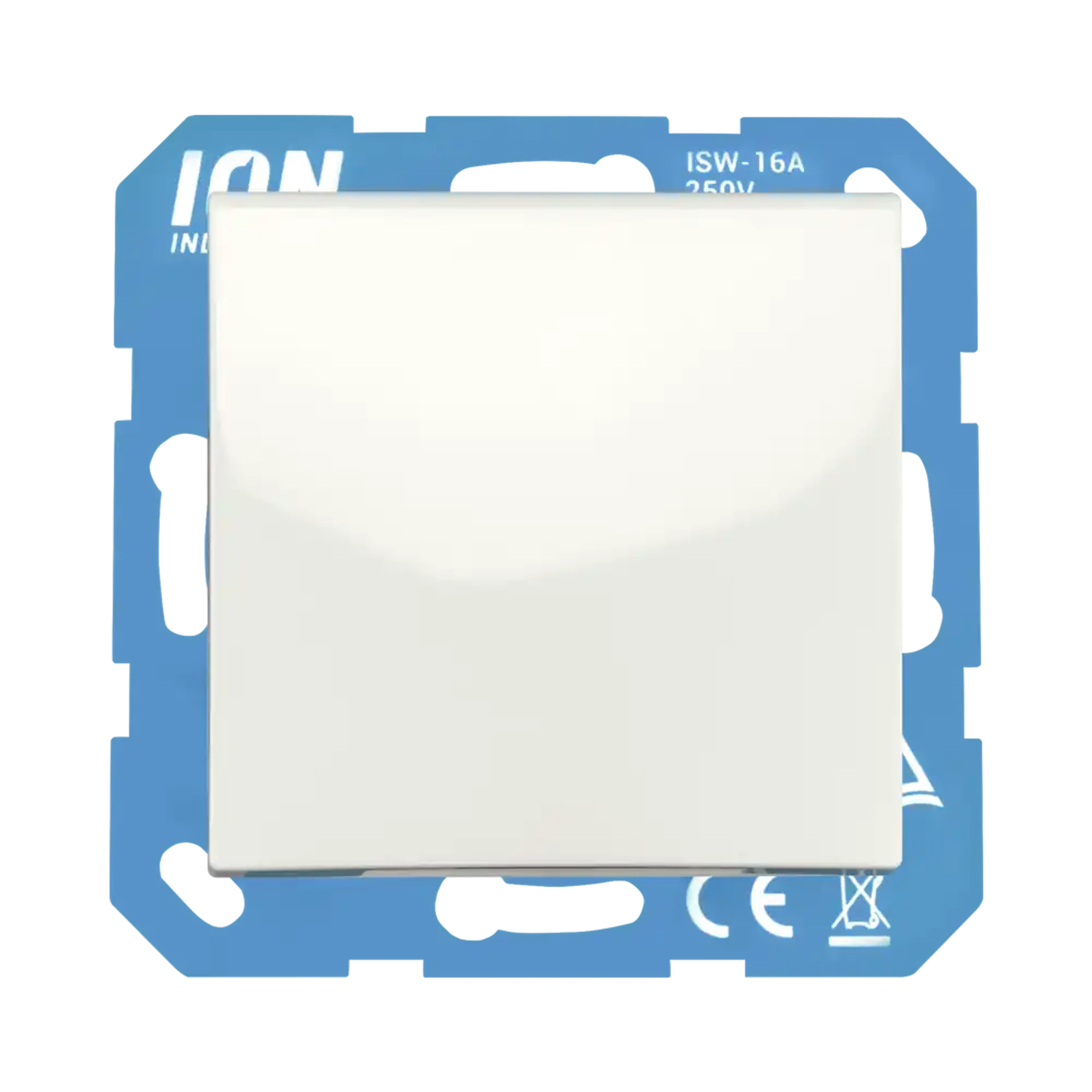 ION INDUSTRIES 10.302.314 Socket outlet with hinged cover IP44 E1 Alpine White (img_001)