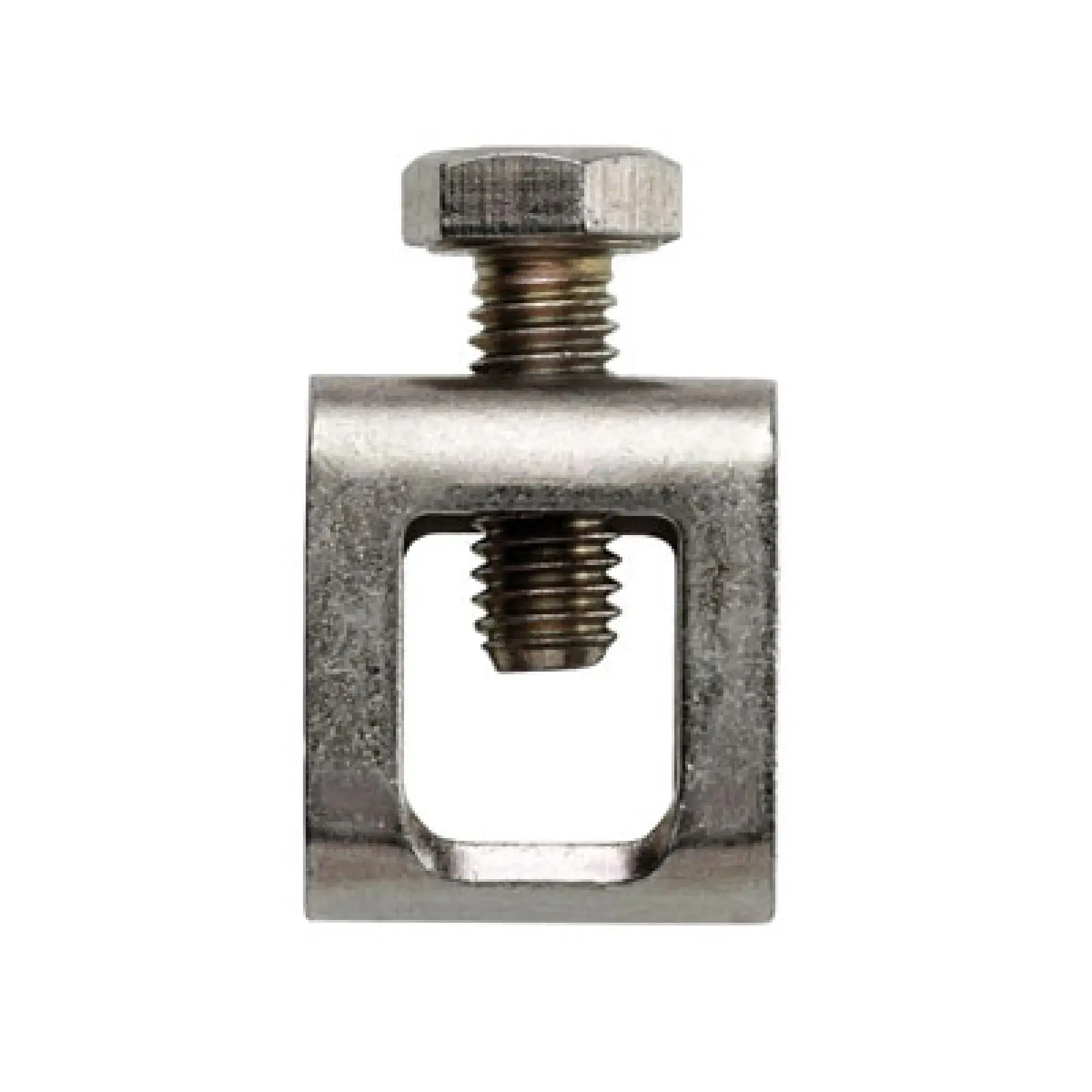 Weidmüller 0266500000 Clamping yoke (bus-bar), Clamping yoke, silver, 35 mm², Width: 14 mm, M 6, Steel (img_001)