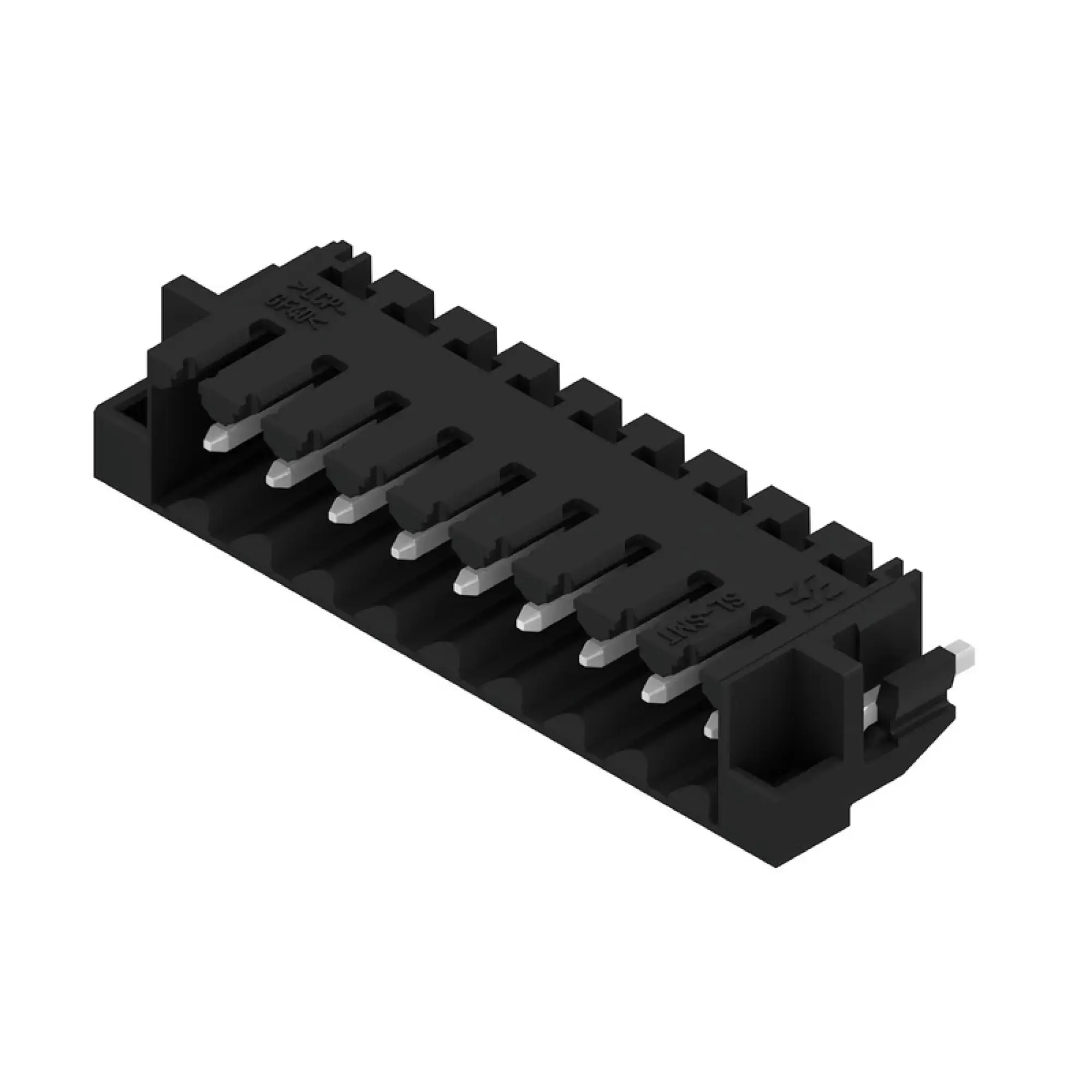 Weidmüller 1000650000 PCB connector (board connection), 160 V, 15 A, Pitch in mm: 3.50, Number of poles: 9, THT/THR solder connection, Box (img_001)
