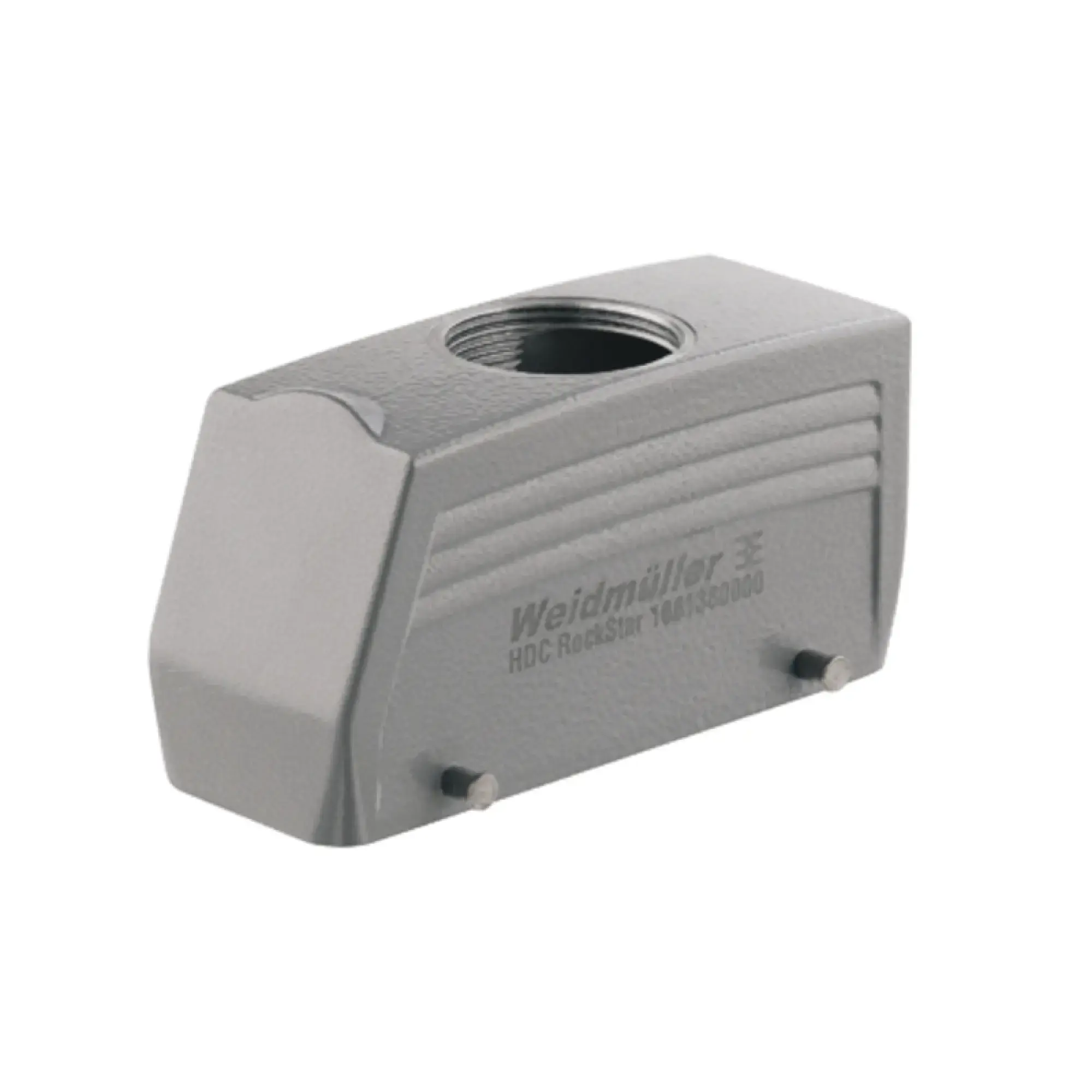 Weidmüller 1045560000 Housing (industry plug-in connectors), Cable entry from top, Plug housing, Side-locking clamp on lower side, Size: 8, IP65 (in plugged condition) (img_001)