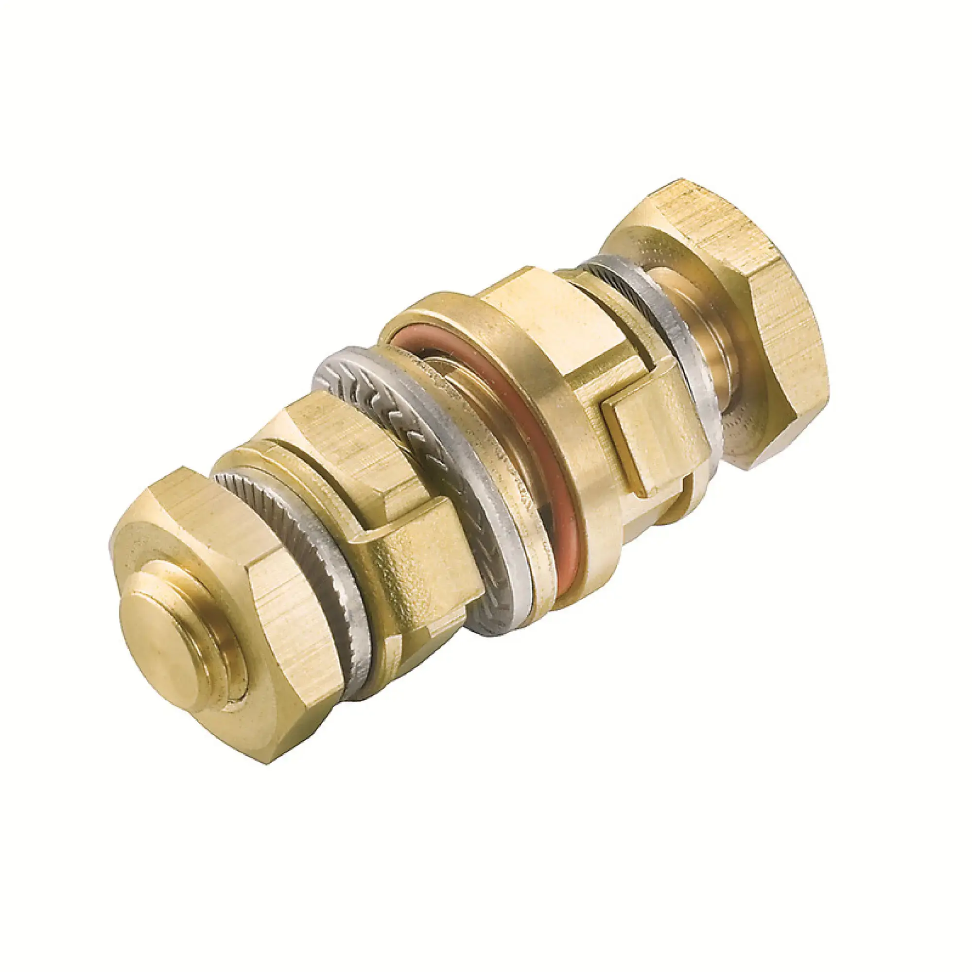 Weidmüller 1277220000 Earthing stud (Housing), Klippon POK (polyester empty enclosure), Miscellaneous, 21 x 21 x 48.7 mm, Brass (img_001)