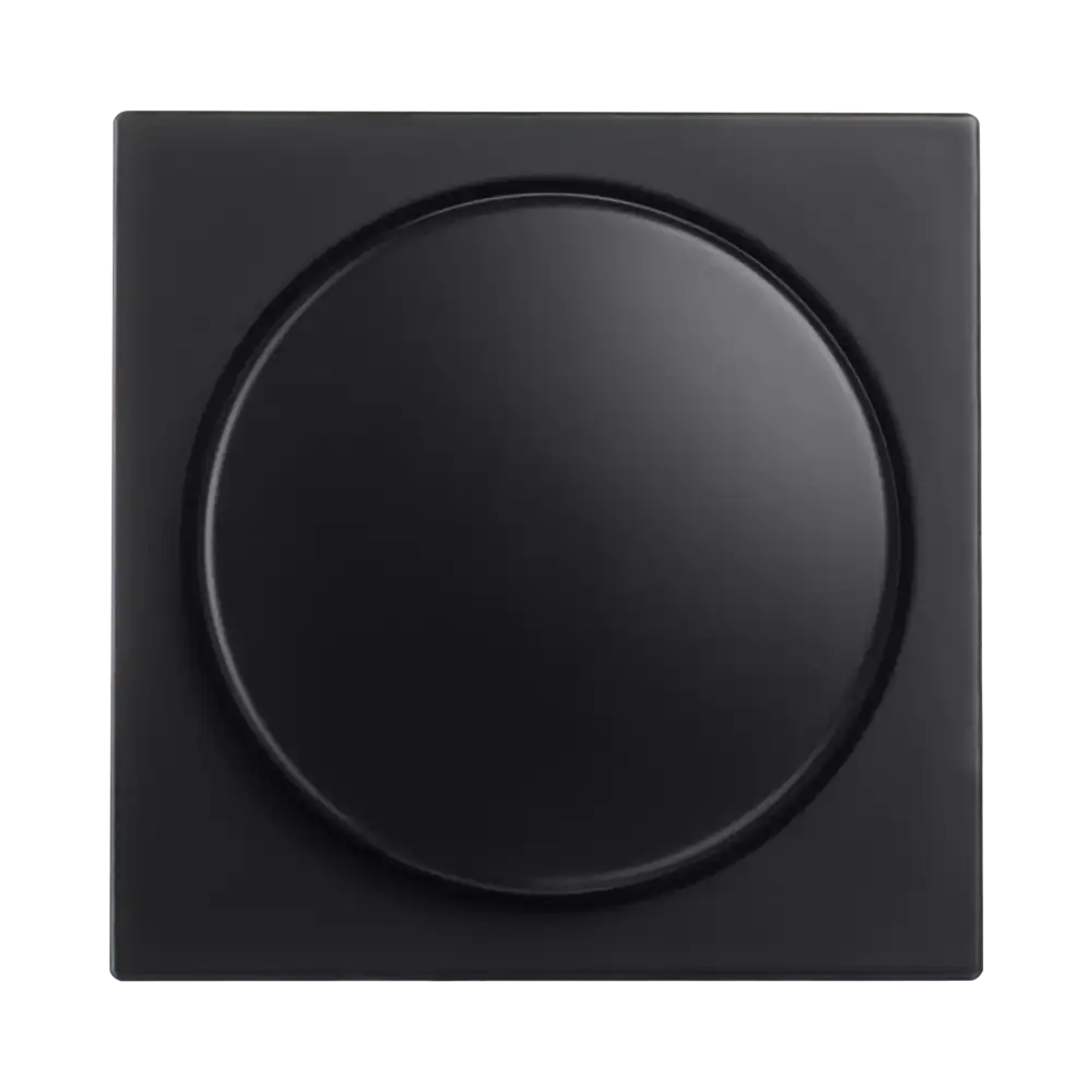 ION INDUSTRIES 20.300.316 Central plate Dimmer button Single V1/J1 Matt Black (img_001)