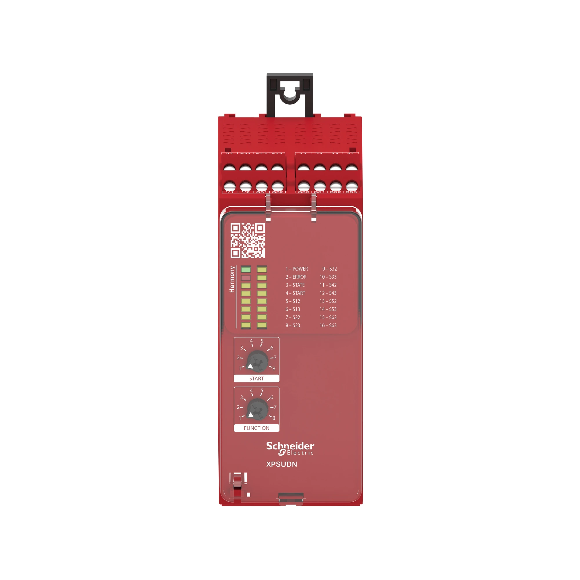 Schneider Electric XPSUDN33AP Safety relay, Harmony XPSU, 8 functions, 6 circuits, PLe/Cat4/SIL3, 3N/O 1N/C, diagnostics, 48-240VAC/DC, screw (img_003)