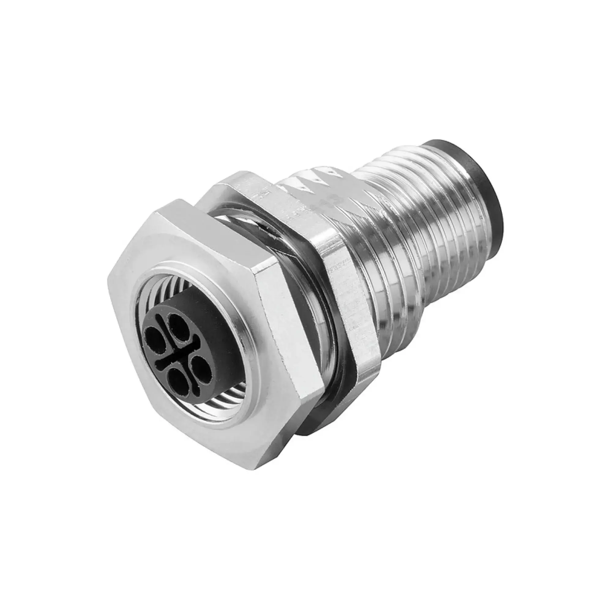 Weidmüller 2830770000 Sensor-actuator adaptor, Number of poles: 4, Coding: S-coded, M12 plug, M12 socket, 600 V (img_001)