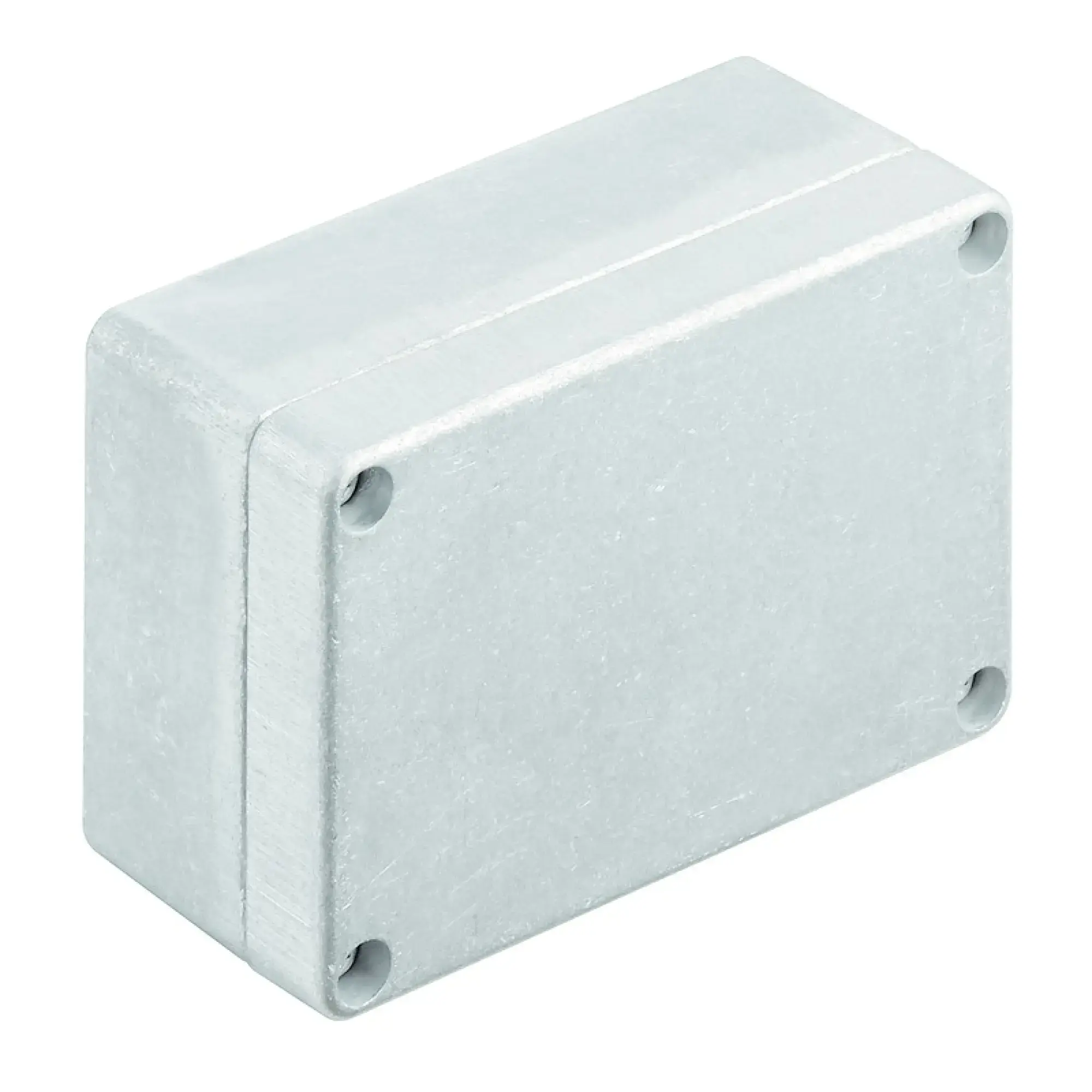 Weidmüller 0342100000 Metal housing, Width: 100 mm, Height: 70 mm, Depth: 45 mm, untreated, Flange plate: No, M4 torx stainless steel screws with slot (img_001)