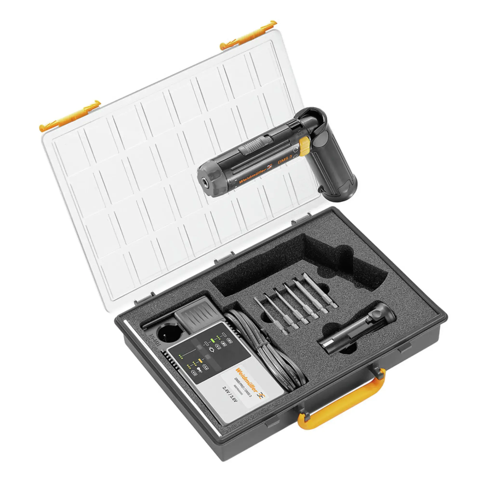 Weidmüller 9007480000 Electrical torque screwdriver, Torque setting, min.: 0.3 Nm, Torque setting, max.: 3 Nm, Rechargeable batteries: Ni-Mh cells (img_001)