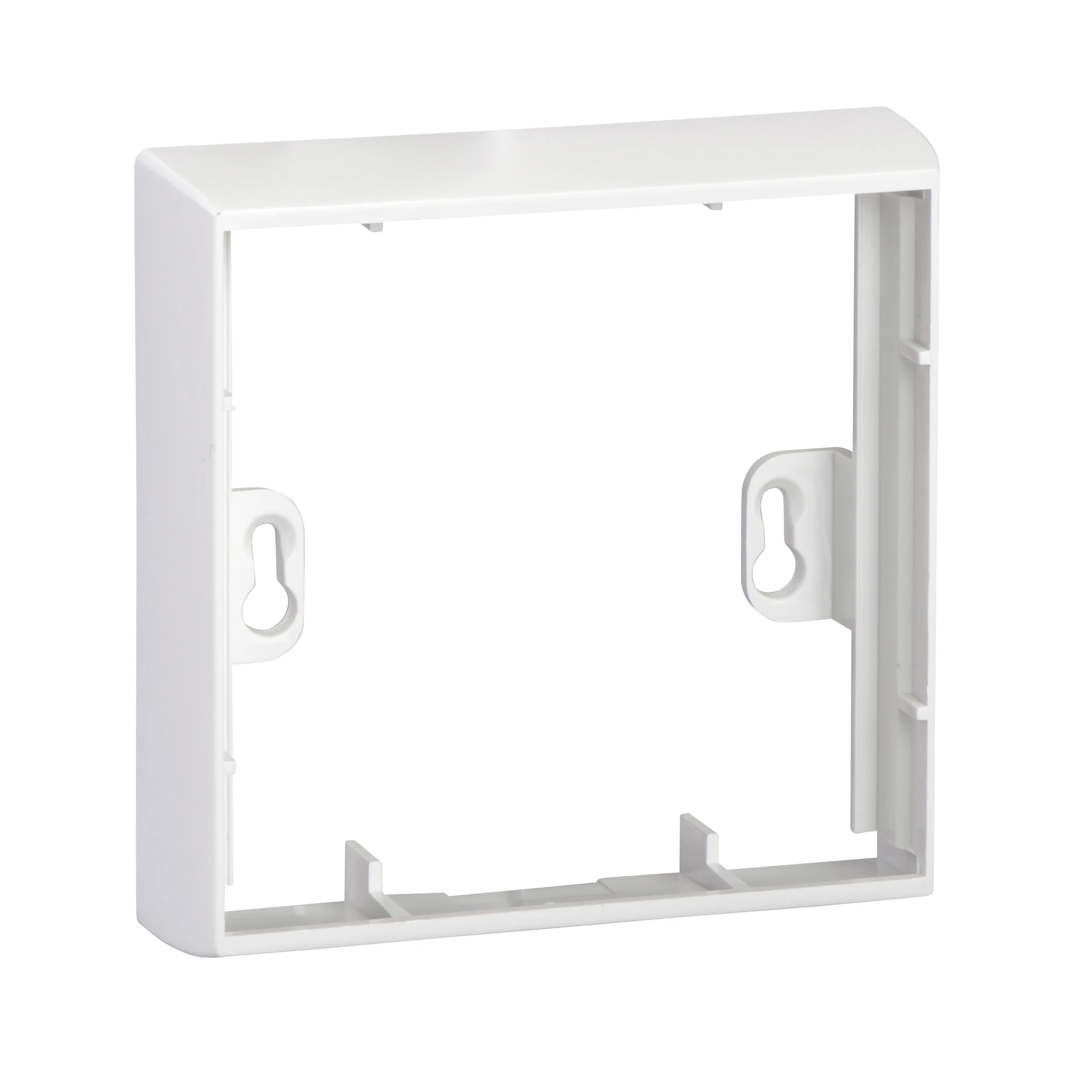 Schneider Electric 5971160 Mounting Frame 1-way flat for CYB-BK white RAL9016 TYPE:CYB-MF1L R9016 (img_001)