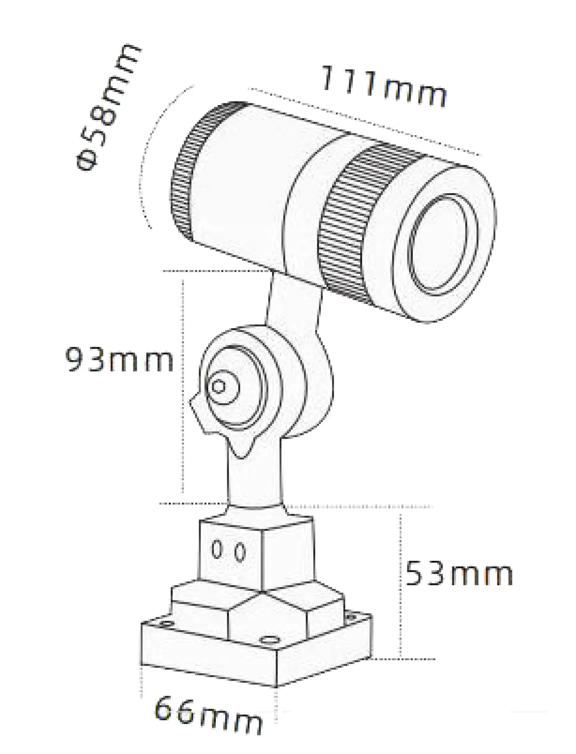 Elmet Light E05008-2 INDUSTRIAL MACHINE LIGHT FIX SMALL 7W / 24V / 6000K / IP67 / short (img_005)