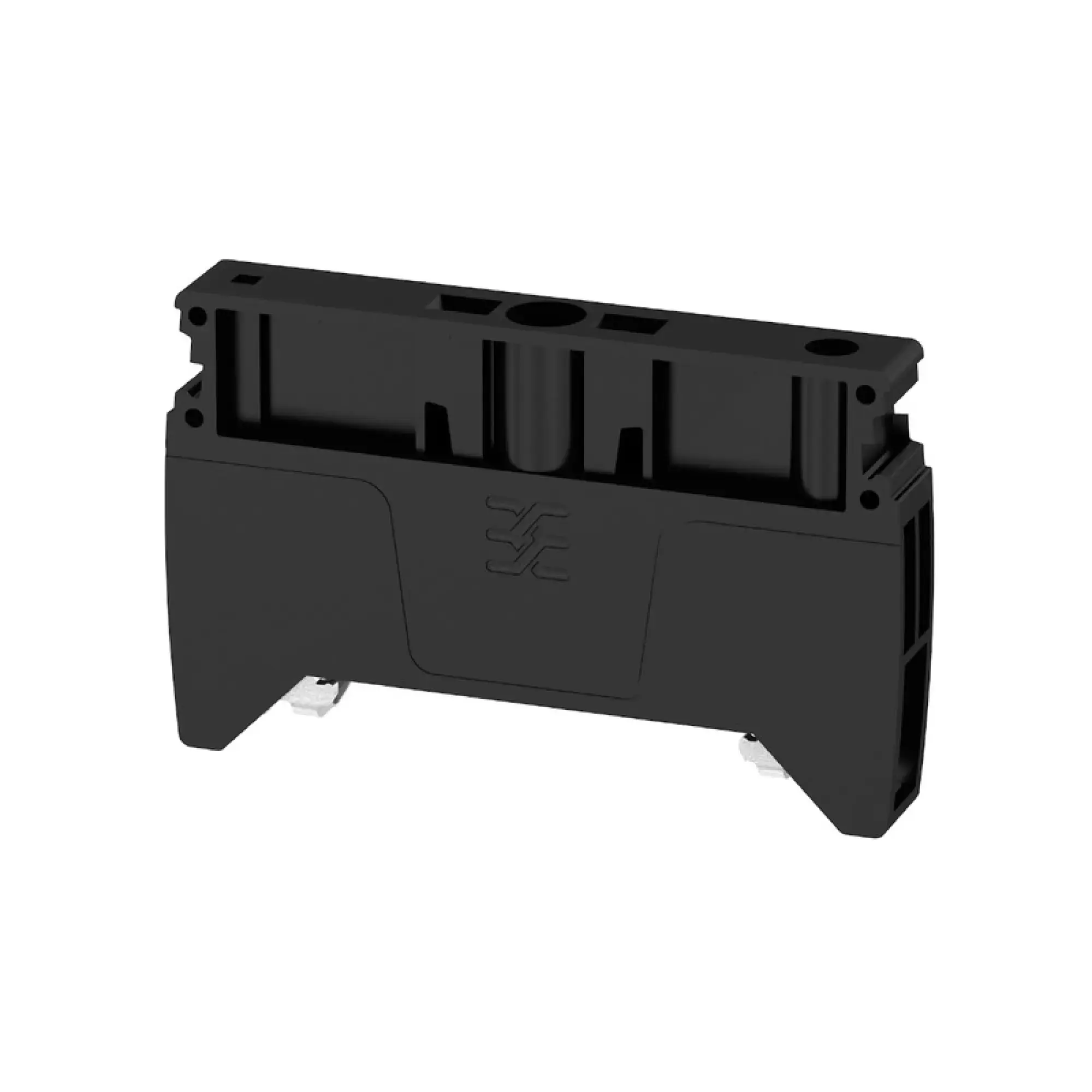 Weidmüller 2475310000 End bracket, black, TS 35, V-0, WEMID GF 30, Width: 8 mm, 130 °C (img_001)