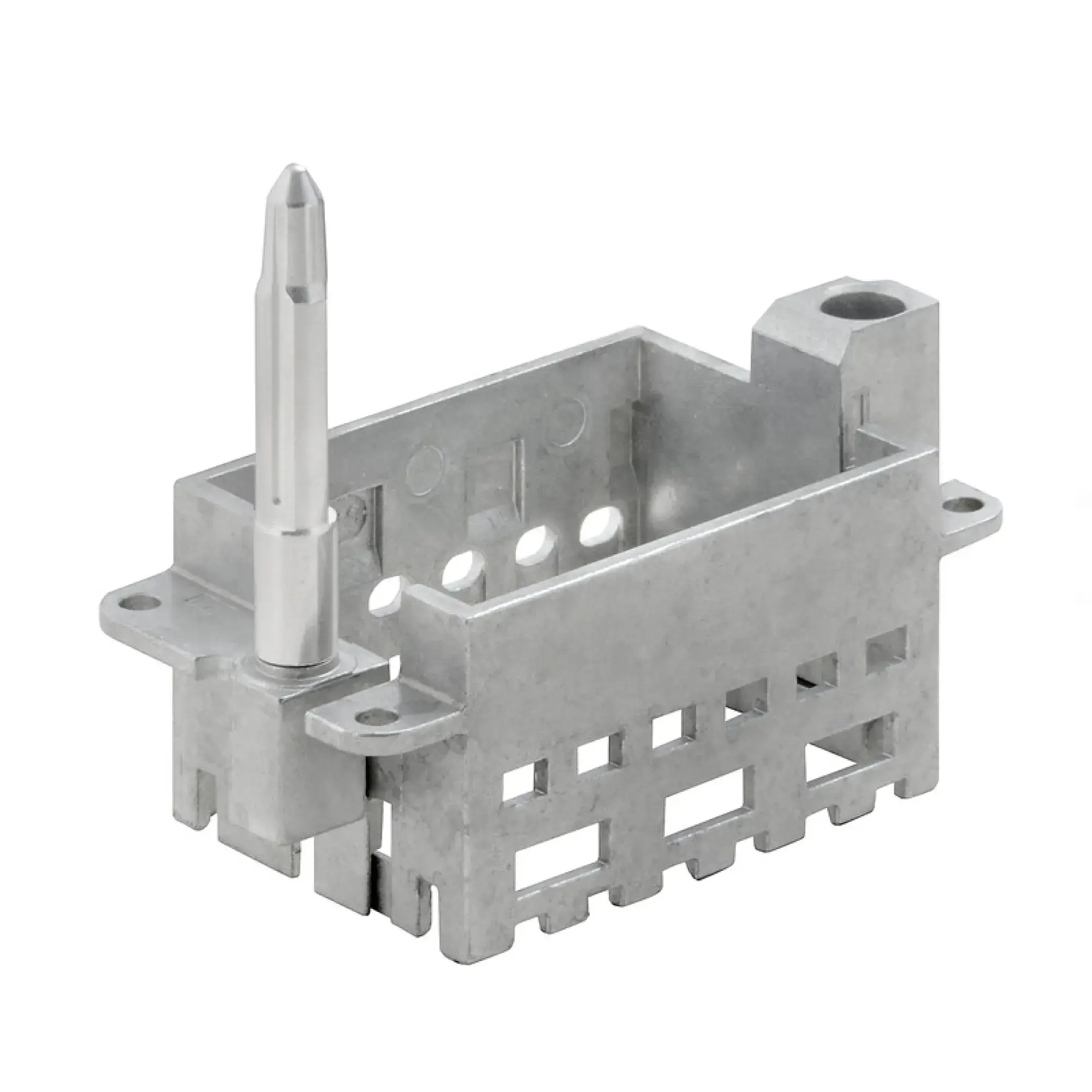 Weidmüller 2737000000 Frame for industrial connector, Series: ModuPlug, Size: 4, Number of slots: 3, Diecast zinc (img_001)