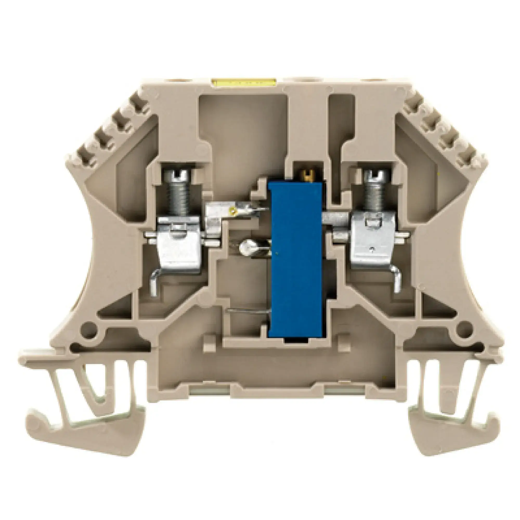 Weidmüller 1028000000 Component terminal block, Screw connection, dark beige, 4 mm², 250 V, 250 V, Number of connections: 2, Number of levels: 1, TS 35, V-0, Wemid (img_001)