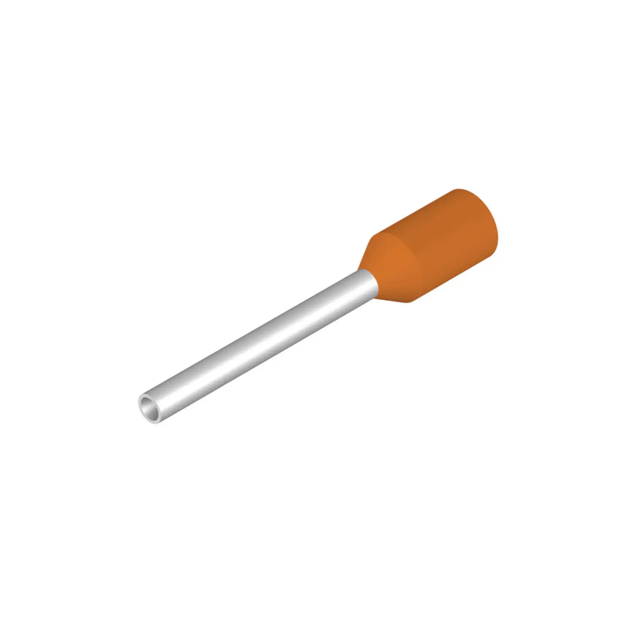 Weidmüller 1076980000 Wire end ferrule, Standard, 0.5 mm², Stripping length: 14 mm, orange (img_001)