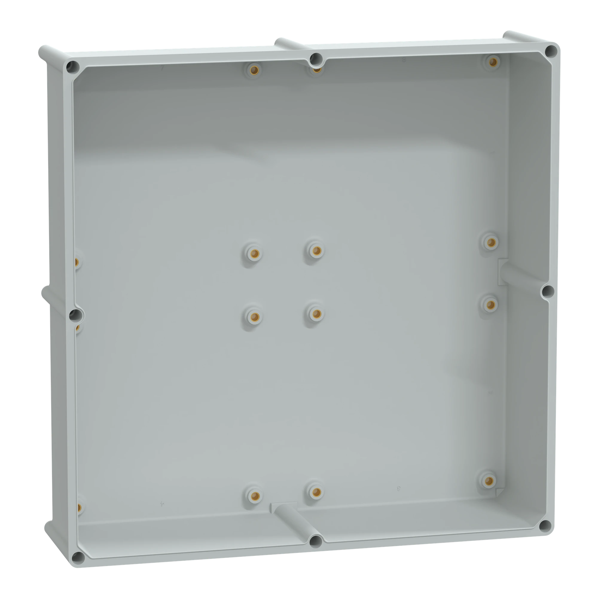 Schneider Electric NSYPLSC5454G Polyester enclosure PLS wall mounting 540x540x180mm IP66, opaque PC cover (img_002)