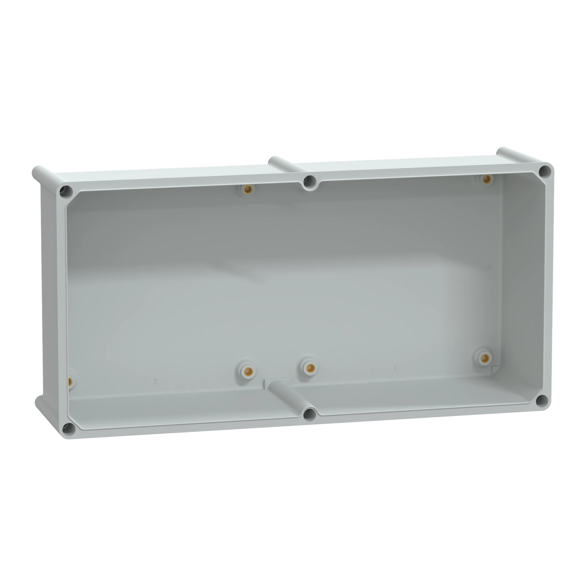 Schneider Electric NSYPLSC2754G Polyester Enclosure PLS Wall Mounting 270x540x180mm IP66, Opaque PC Cover (img_002)