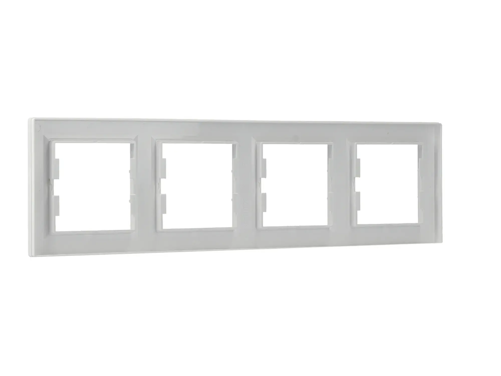 Schneider Electric EPH5800421D 4-Gang Frame Horizontal, white, Asfora (img_009)