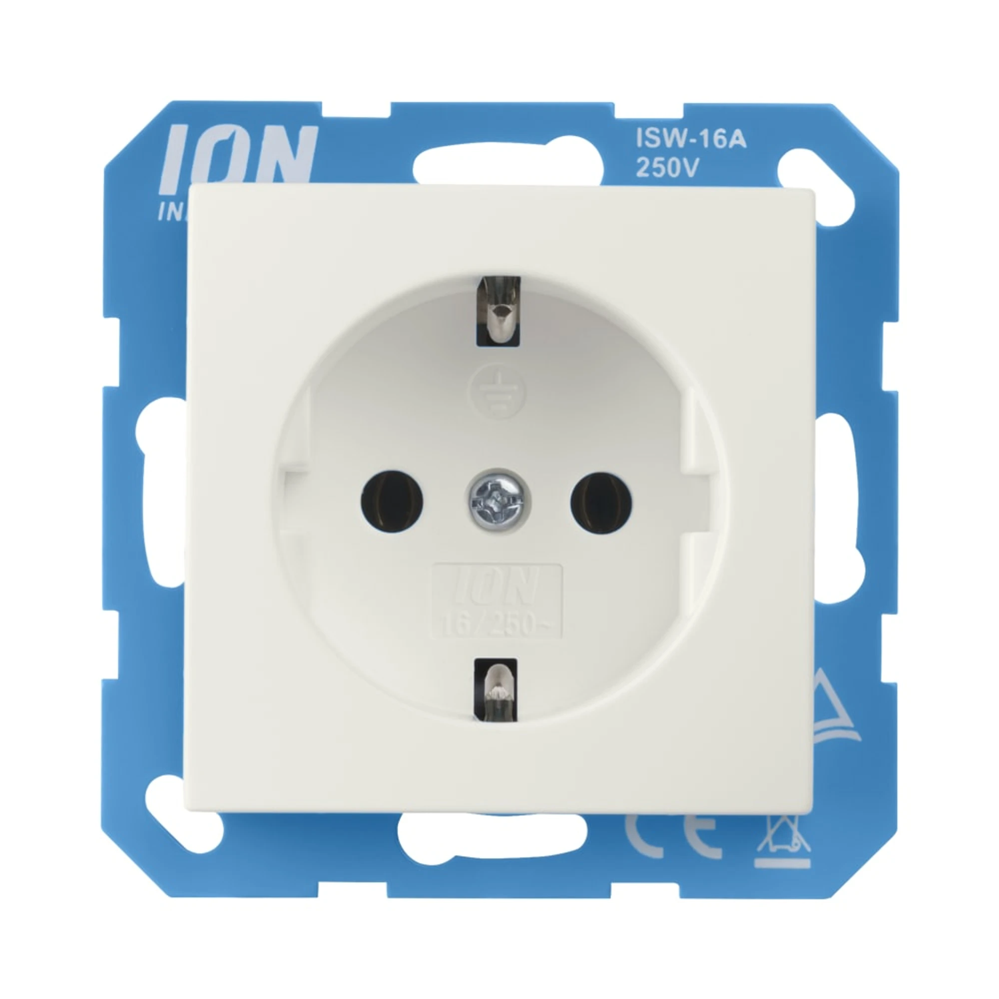 ION INDUSTRIES 10.302.014 Socket outlet E1 Alpine White (img_001)