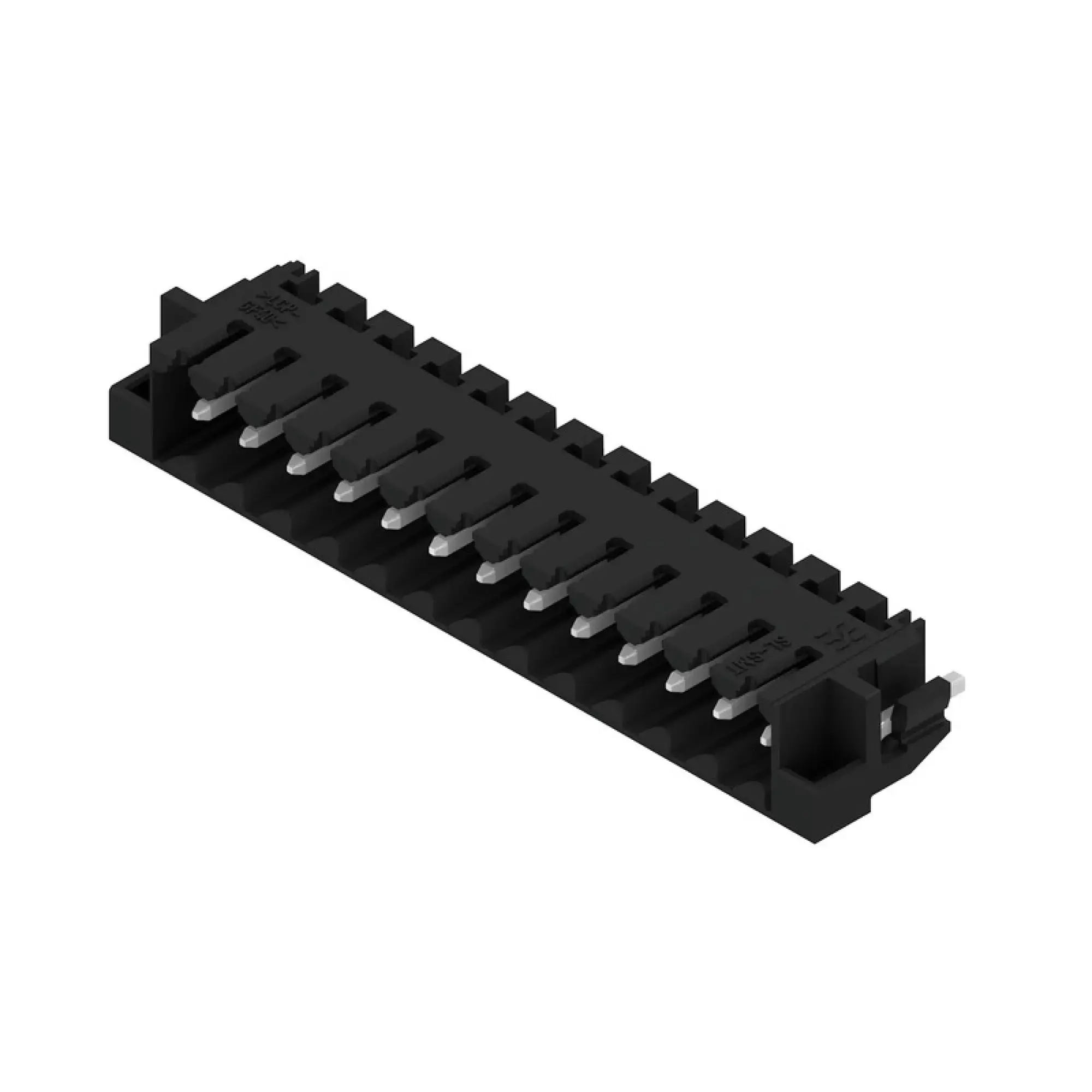 Weidmüller 1000680000 PCB connector (board connection), 160 V, 15 A, Pitch in mm: 3.50, Number of poles: 13, THT/THR solder connection, Box (img_001)