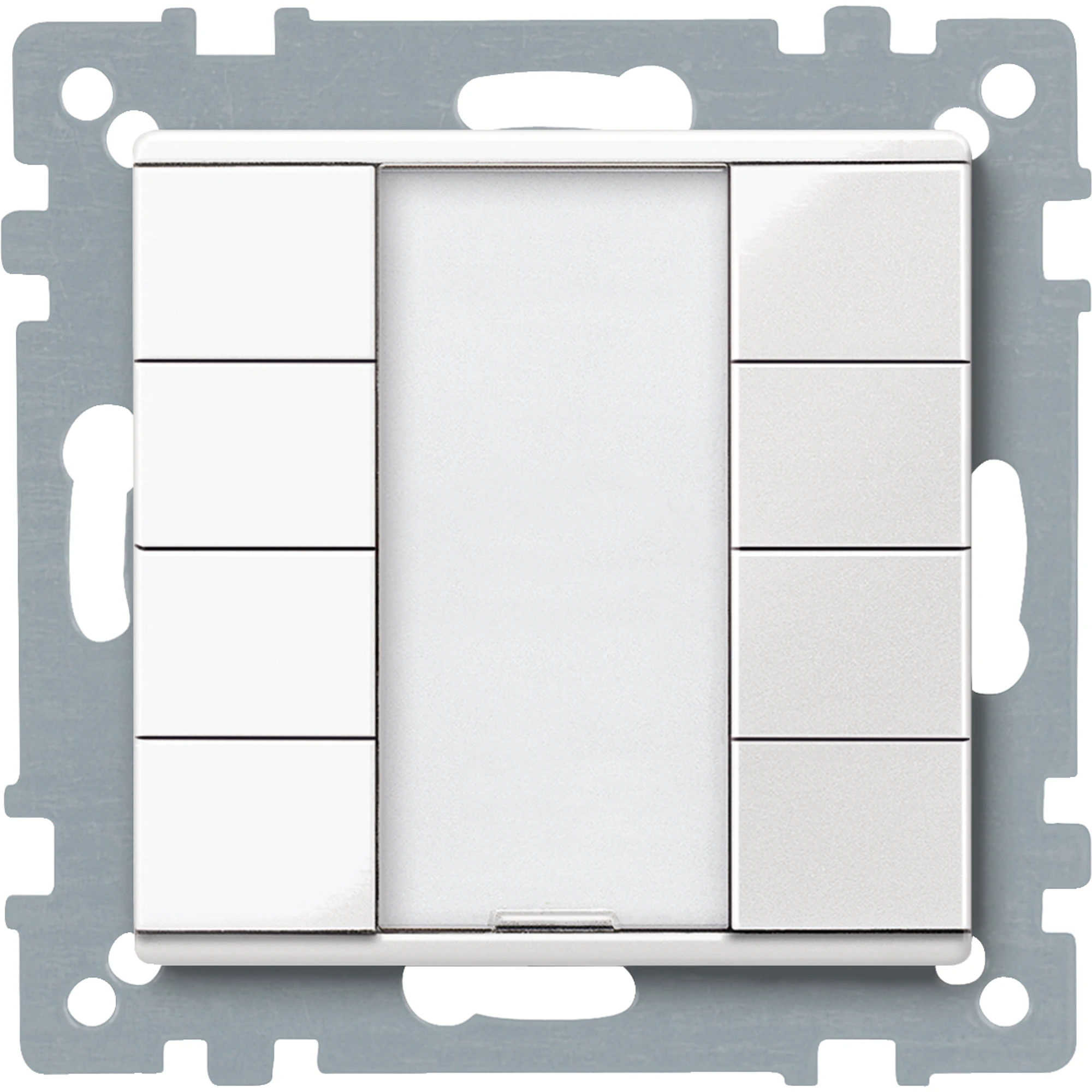 Schneider Electric MTN617419 Quad Pushbutton Plus, Polar White Glossy, System M (img_001)