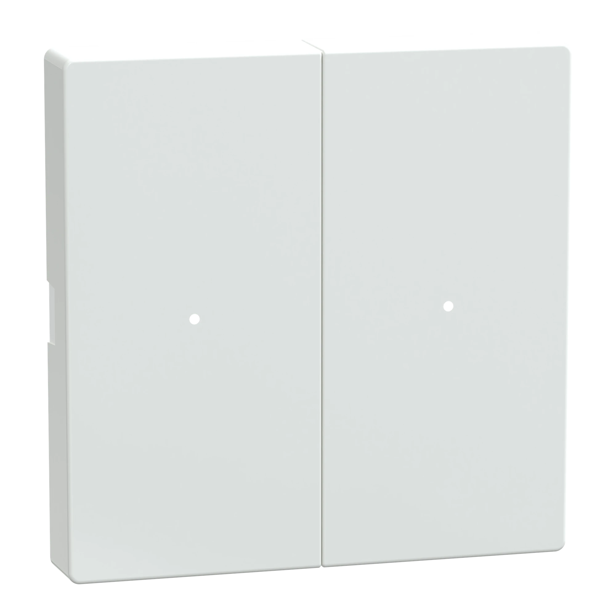 Schneider Electric MTN619225 Paddles for push-button module 2-gang, active white glossy, System M (img_001)