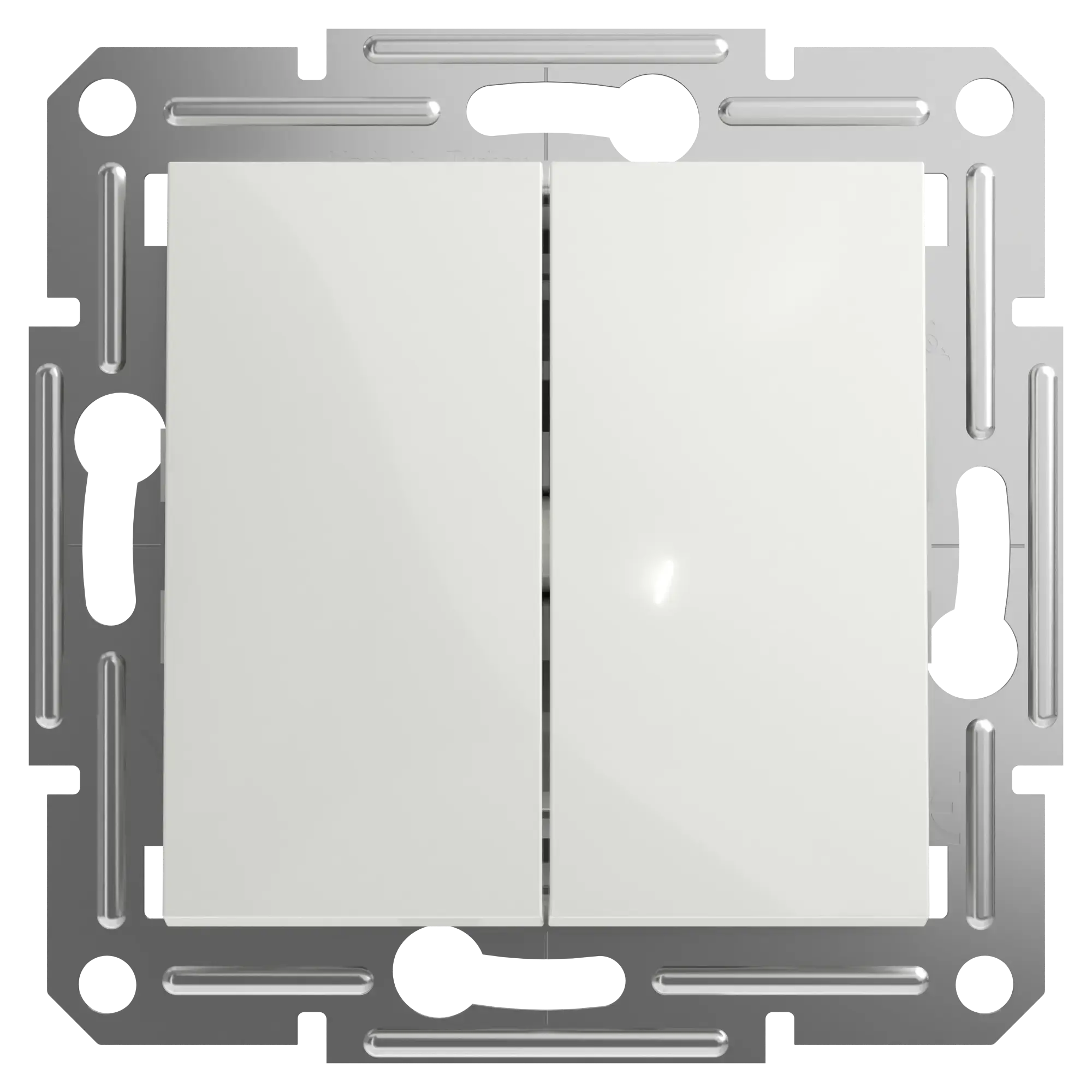Schneider Electric EPH0670121D Double Two-Way Switch flush-mounted, white, Asfora (img_001)