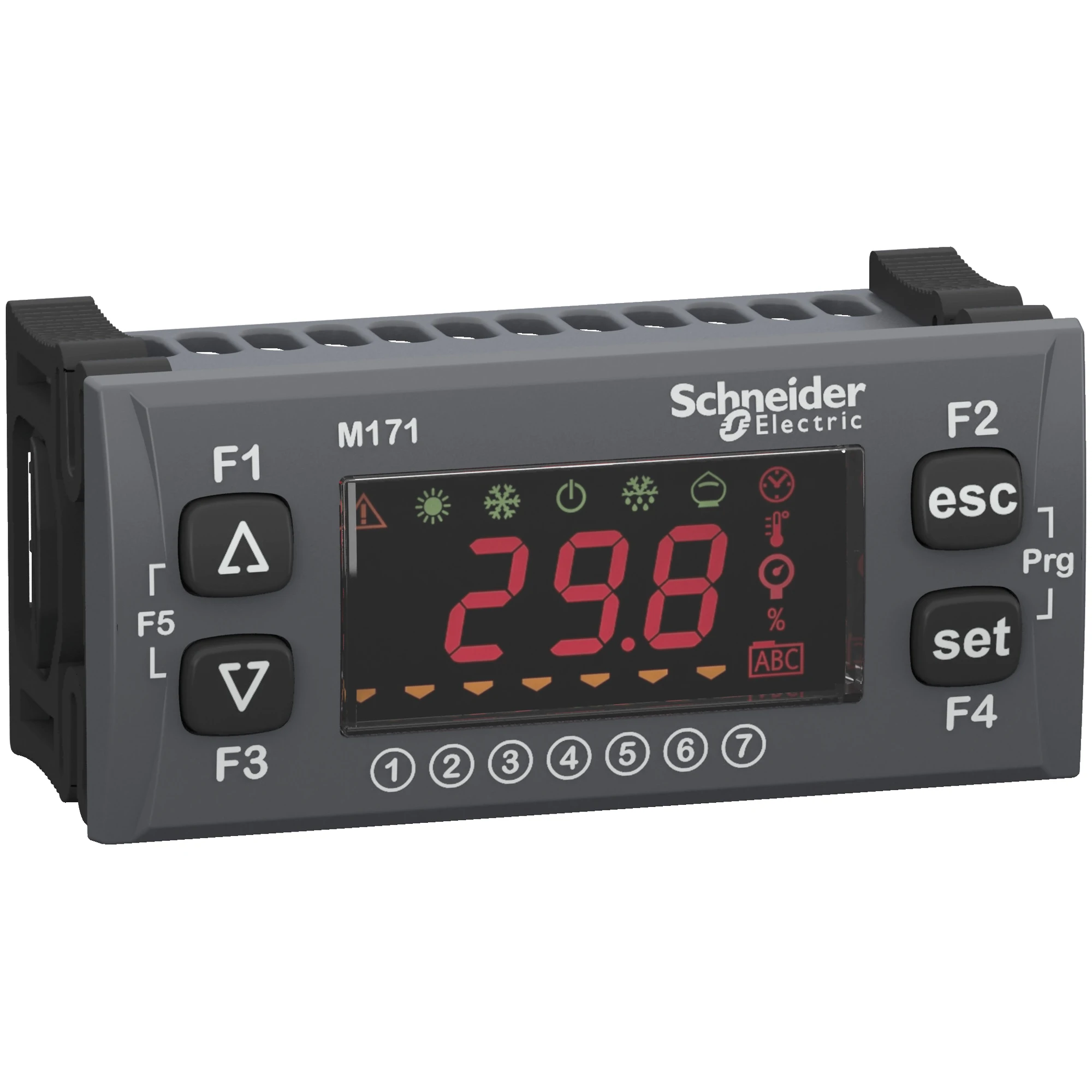 Schneider Electric TM171DLED Operator terminal, Modicon M171, LED Display, Clock, Flush Mounting, Grey (img_001)