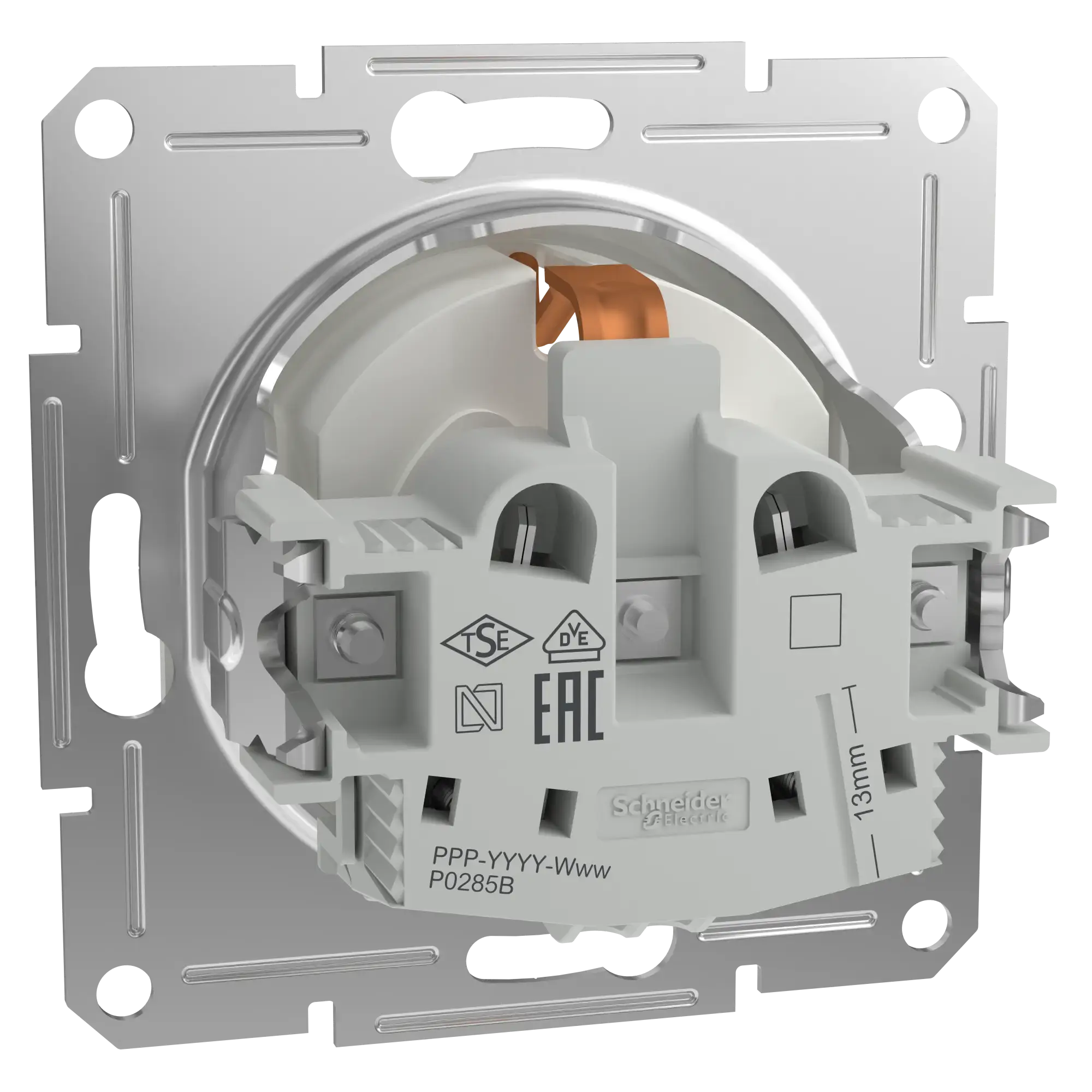 Schneider Electric EPH2970221D Socket Outlet 16A with Enhanced Contact Protection flush-mounted, white, Asfora (img_005)