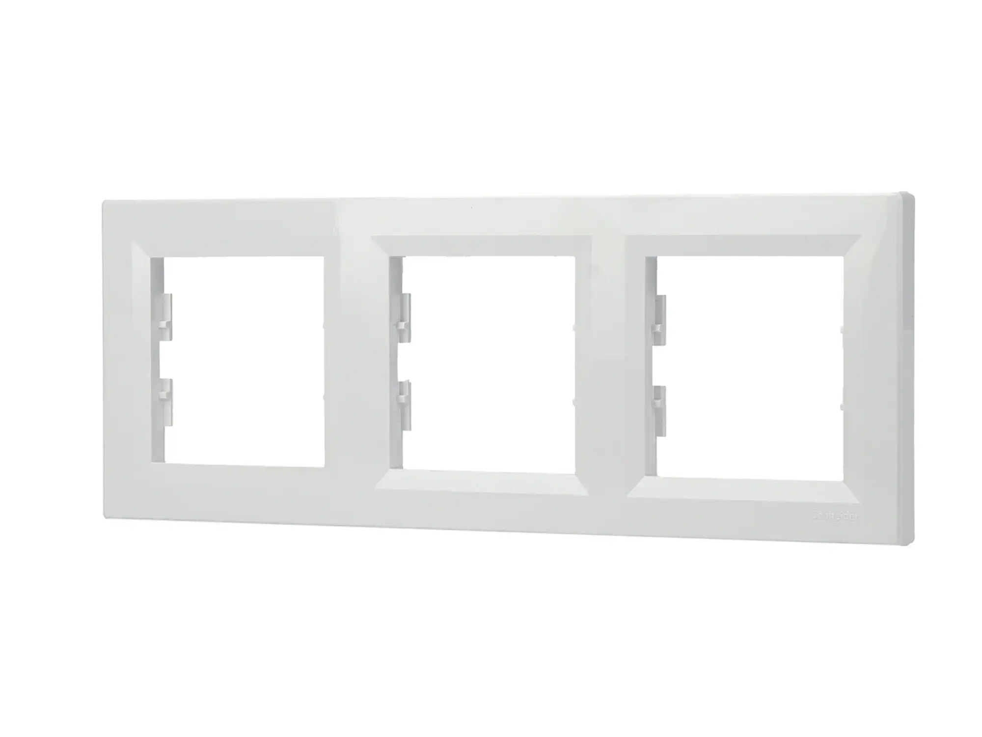 Schneider Electric EPH5800321D 3-Gang Frame Horizontal, white, Asfora (img_002)