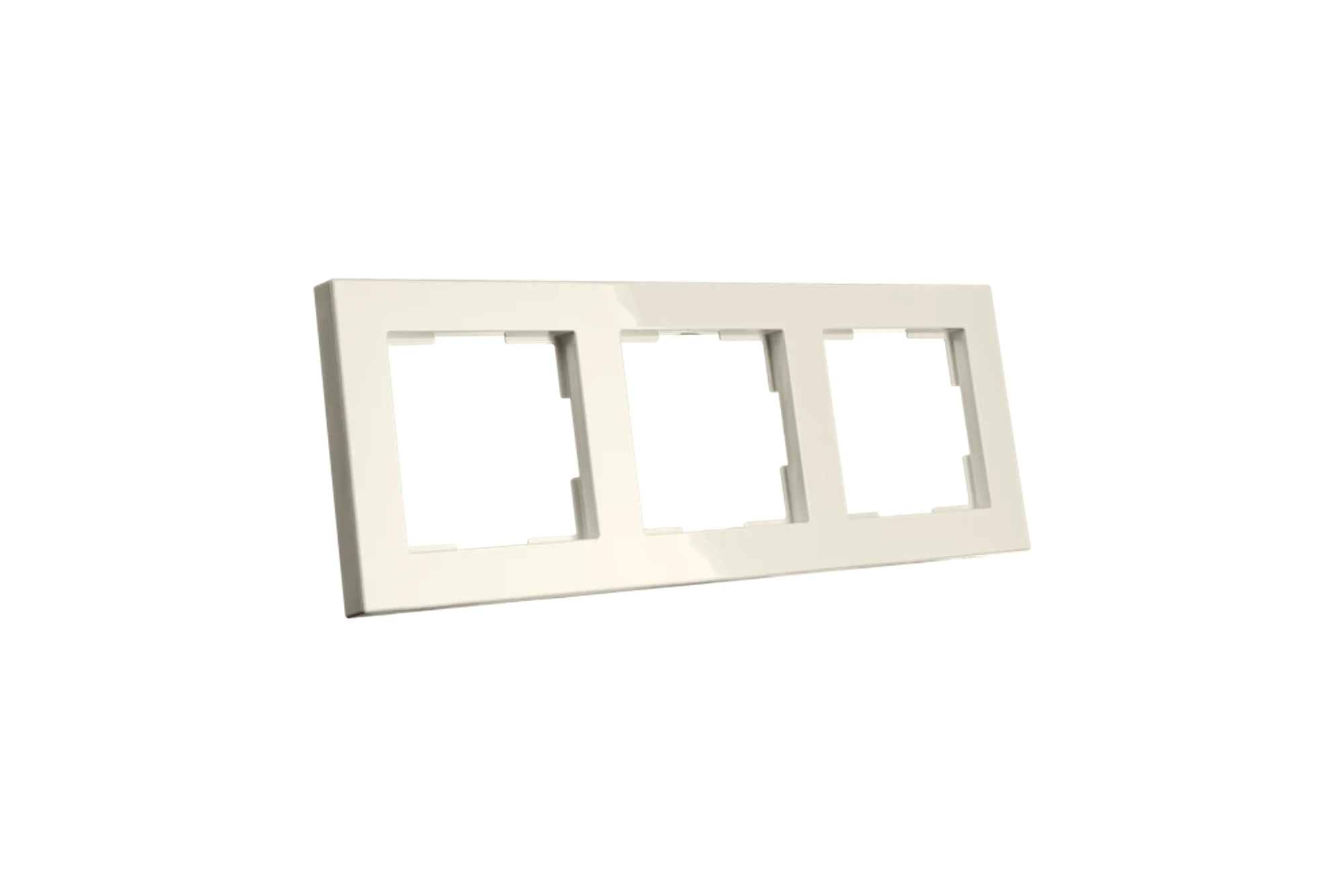 ION INDUSTRIES 80.300.314 3-gang cover frame V1 Alpine White (img_003)