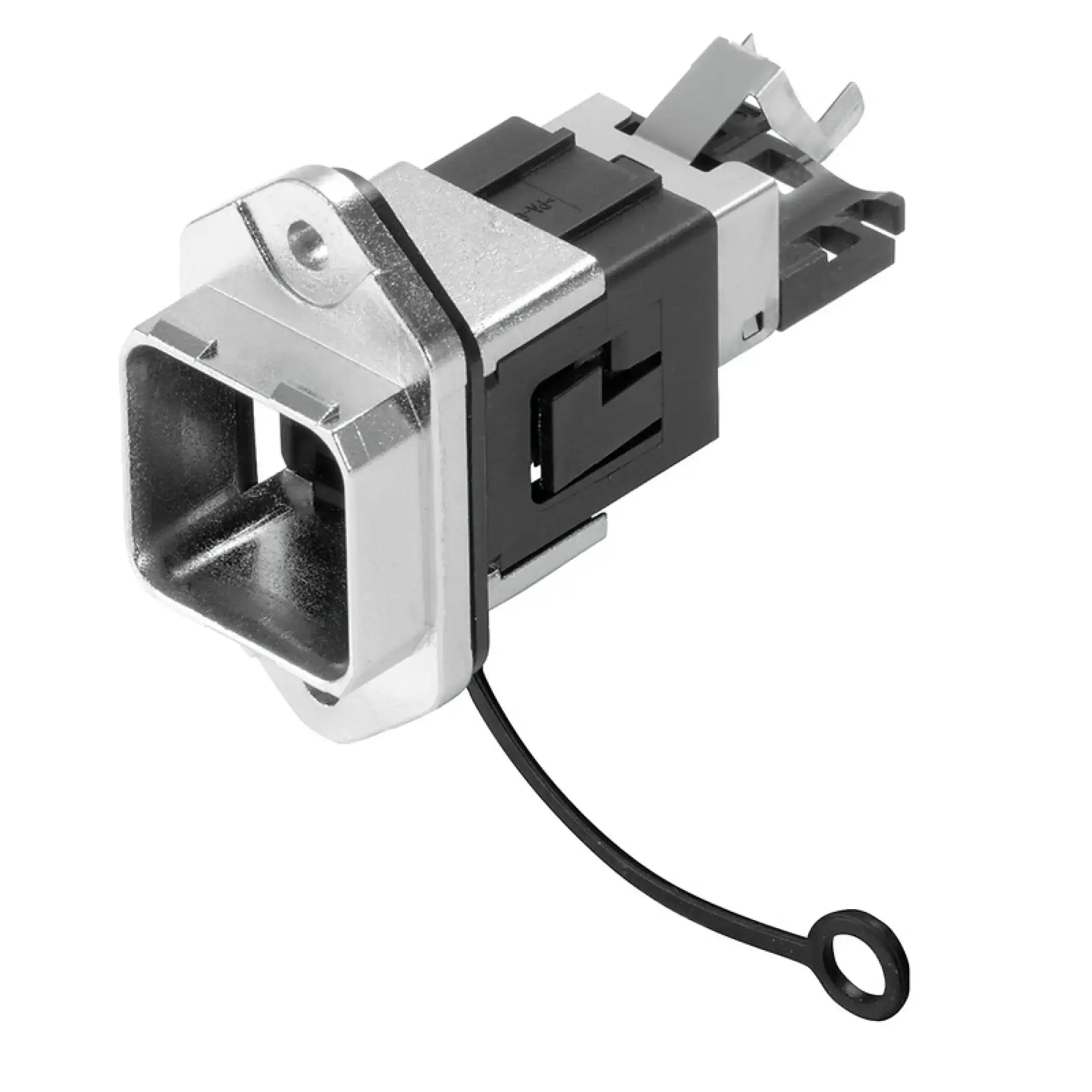 Weidmüller 1072900000 Hybrid connector, Hybrid flange, Hybrid (Q10), Crimp, Cat.5 (ISO/IEC 11801), IP67 (img_001)