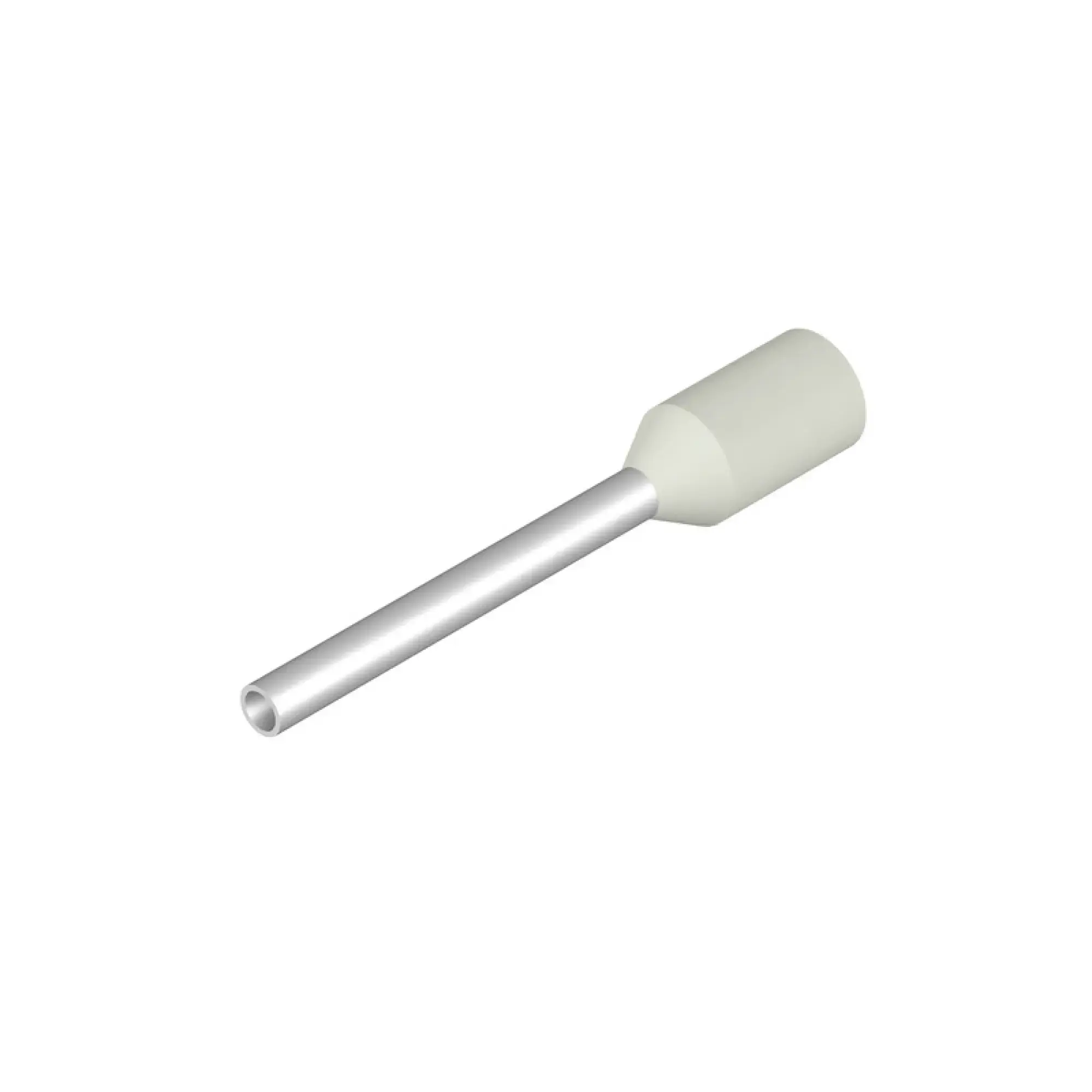 Weidmüller 1076990000 Wire end ferrule, Standard, 0.5 mm², Stripping length: 14 mm, white (img_001)