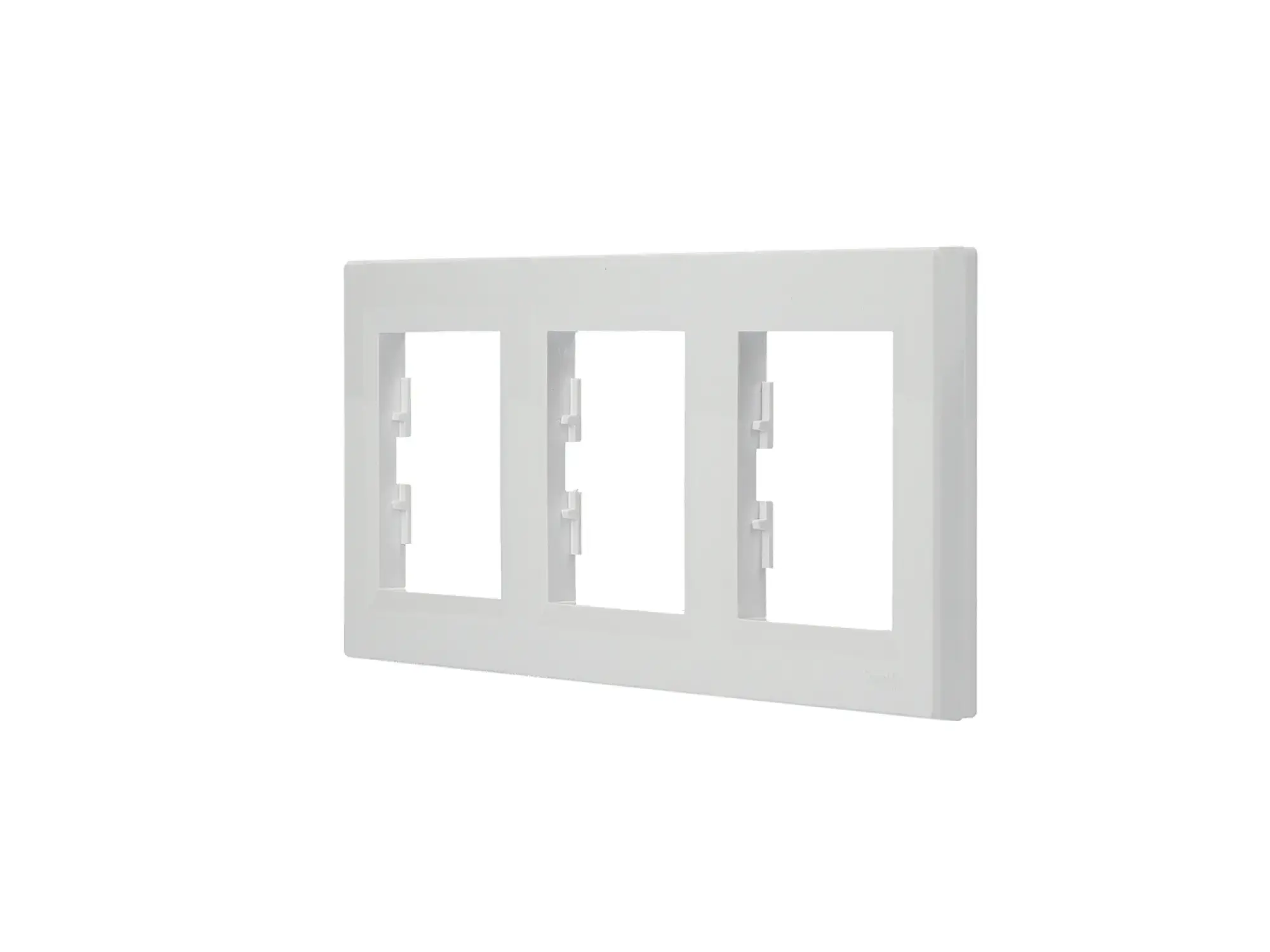 Schneider Electric EPH5800321D 3-Gang Frame Horizontal, white, Asfora (img_004)