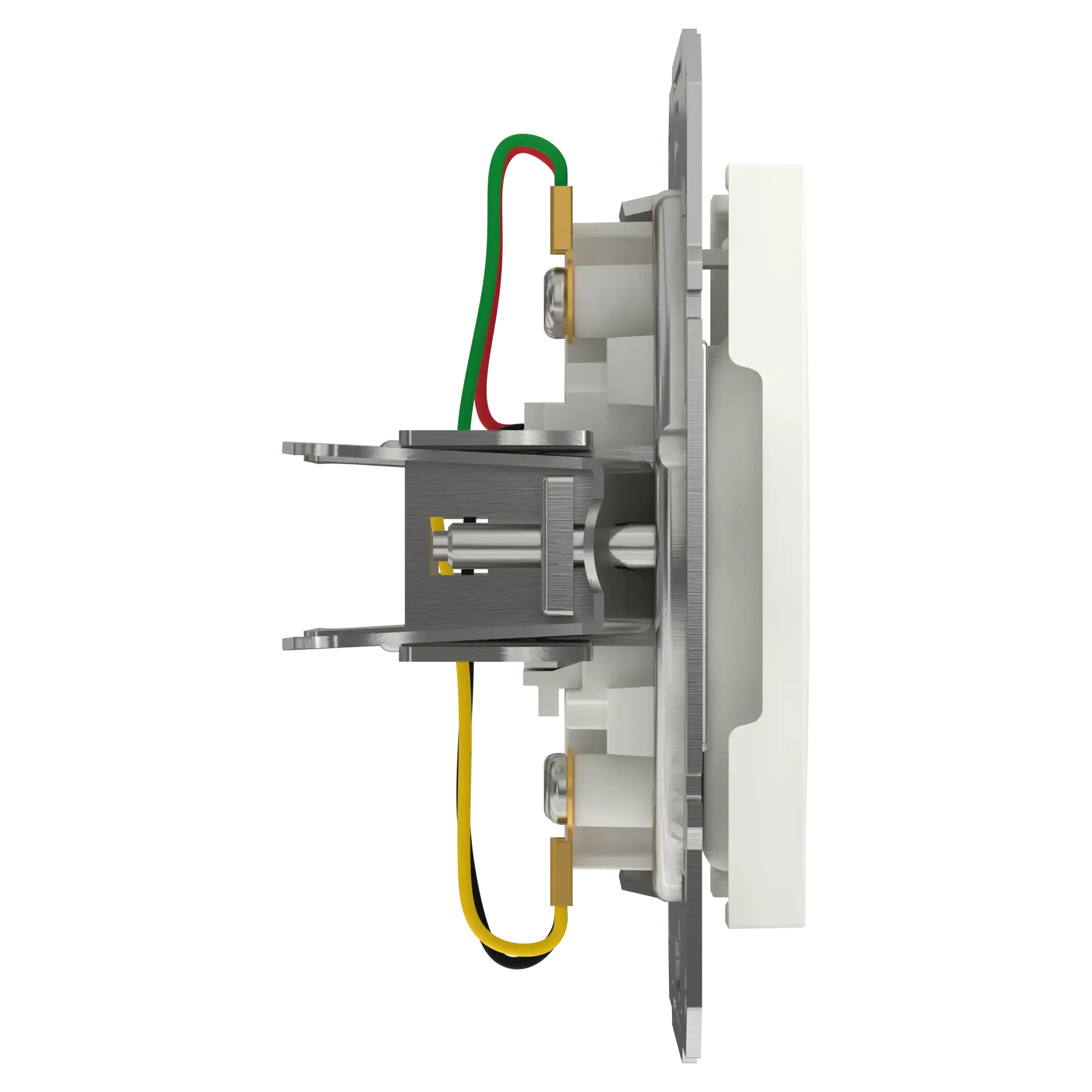 Schneider Electric EPH4170121D RJ11 Telephone Socket 1-Port flush-mounted, white, Asfora (img_003)