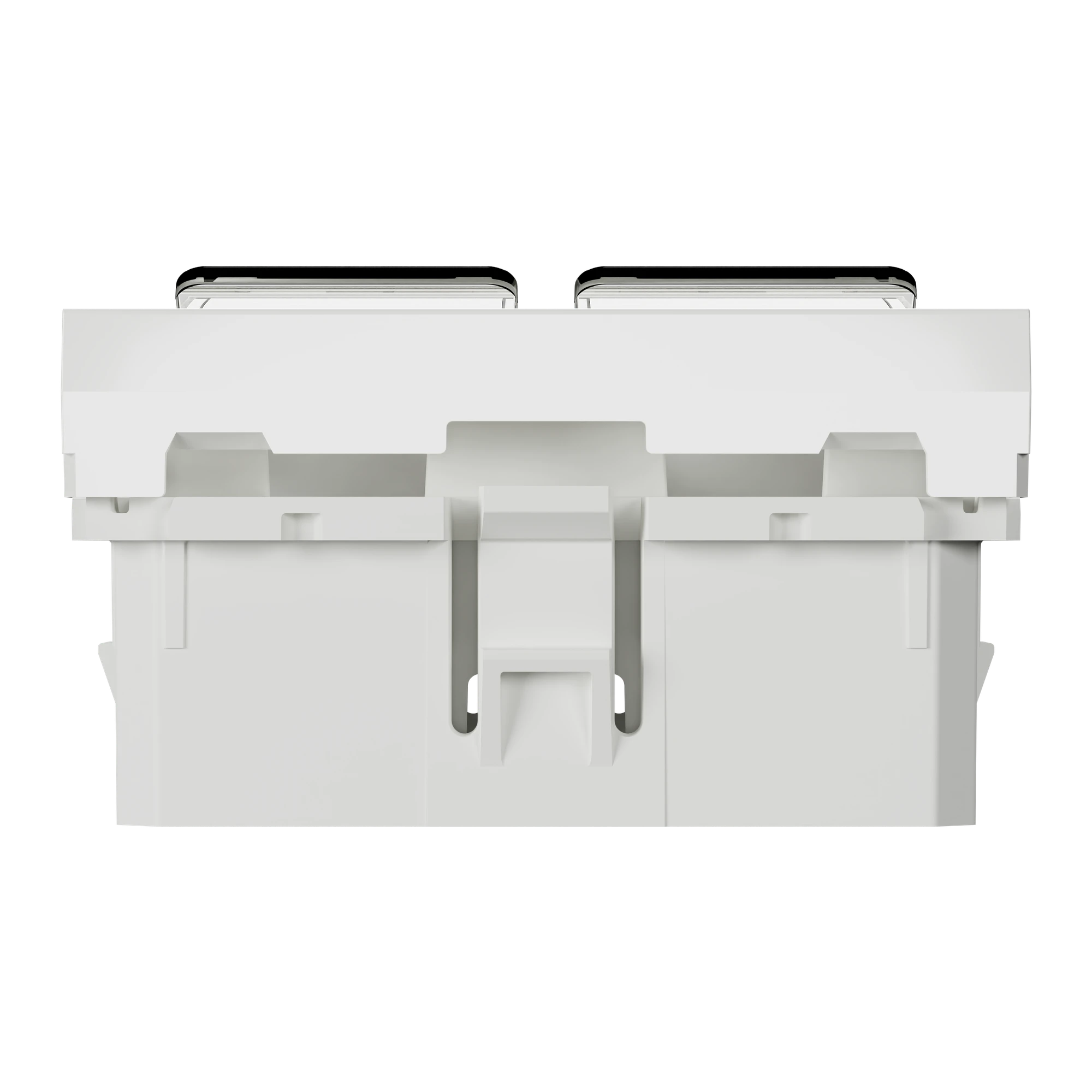 Schneider Electric NU942218 Optiline 45/Unica Central Plate Data Socket 2xRJ45 straight lettering field white (img_006)