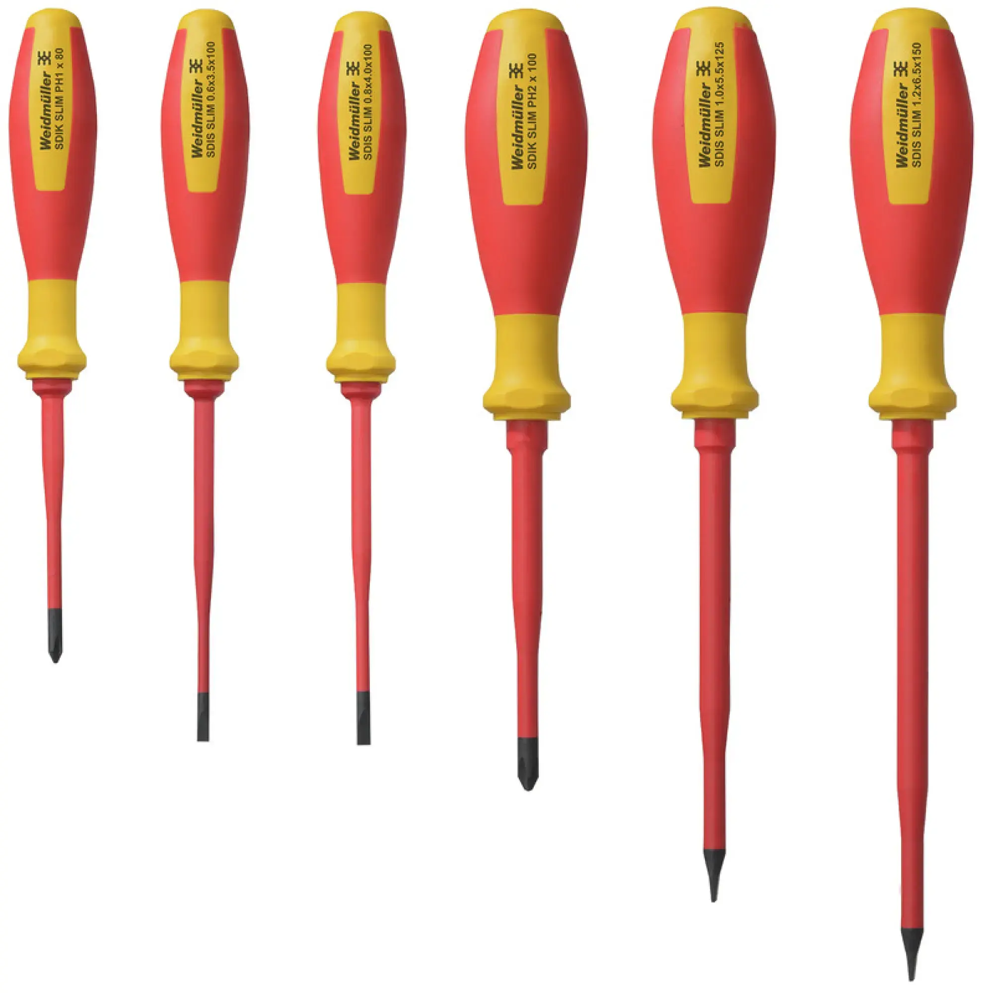 Weidmüller 2749580000 Screwdriver set, VDE-insulated Slotted and crosshead PH-SD screwdriver set, SlimLine (img_001)