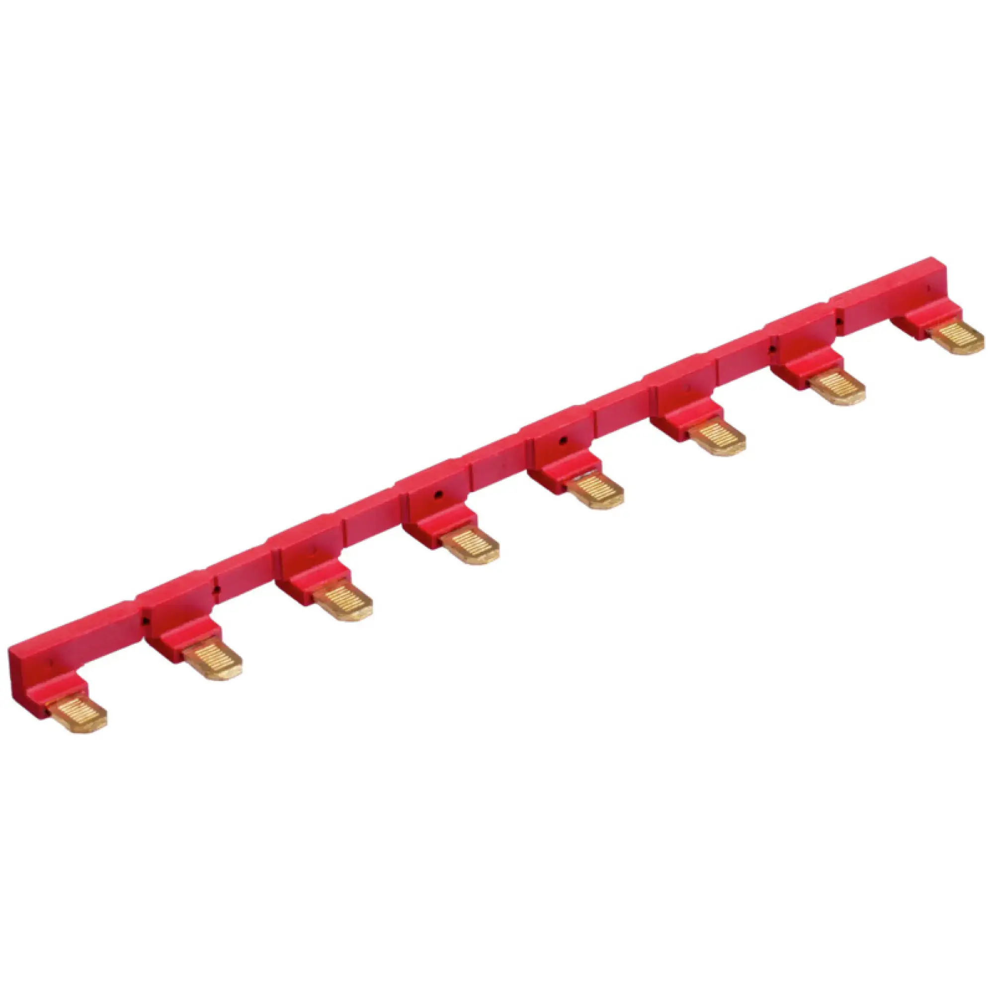 Weidmüller 3052690000 Cross-connector (relay), red, 10 A, can be cut to length, Number of poles: 2 (img_001)