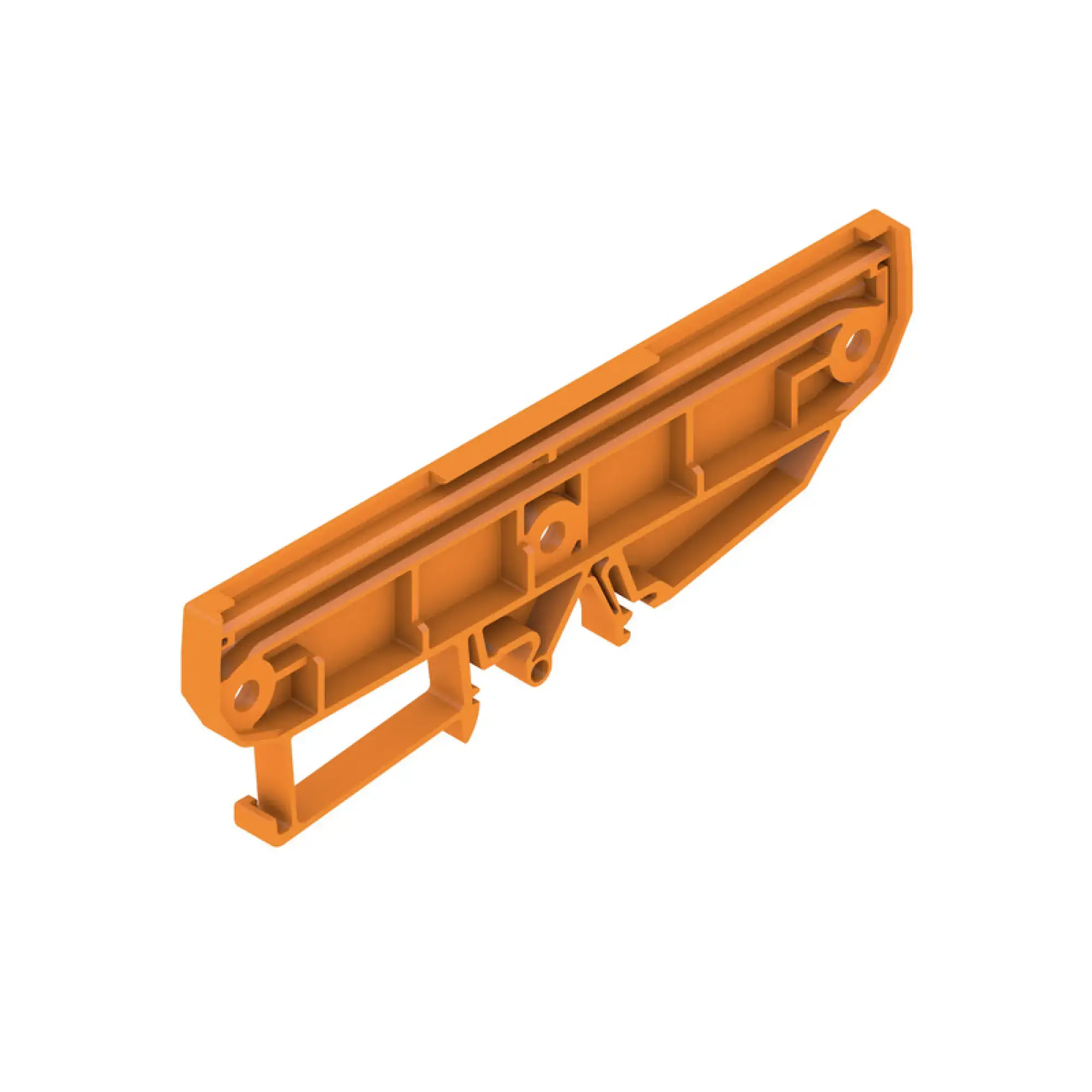 Weidmüller 1020640000 End plate (Profile housing), Width: 6.4 , IP00, PA 66, orange (img_001)