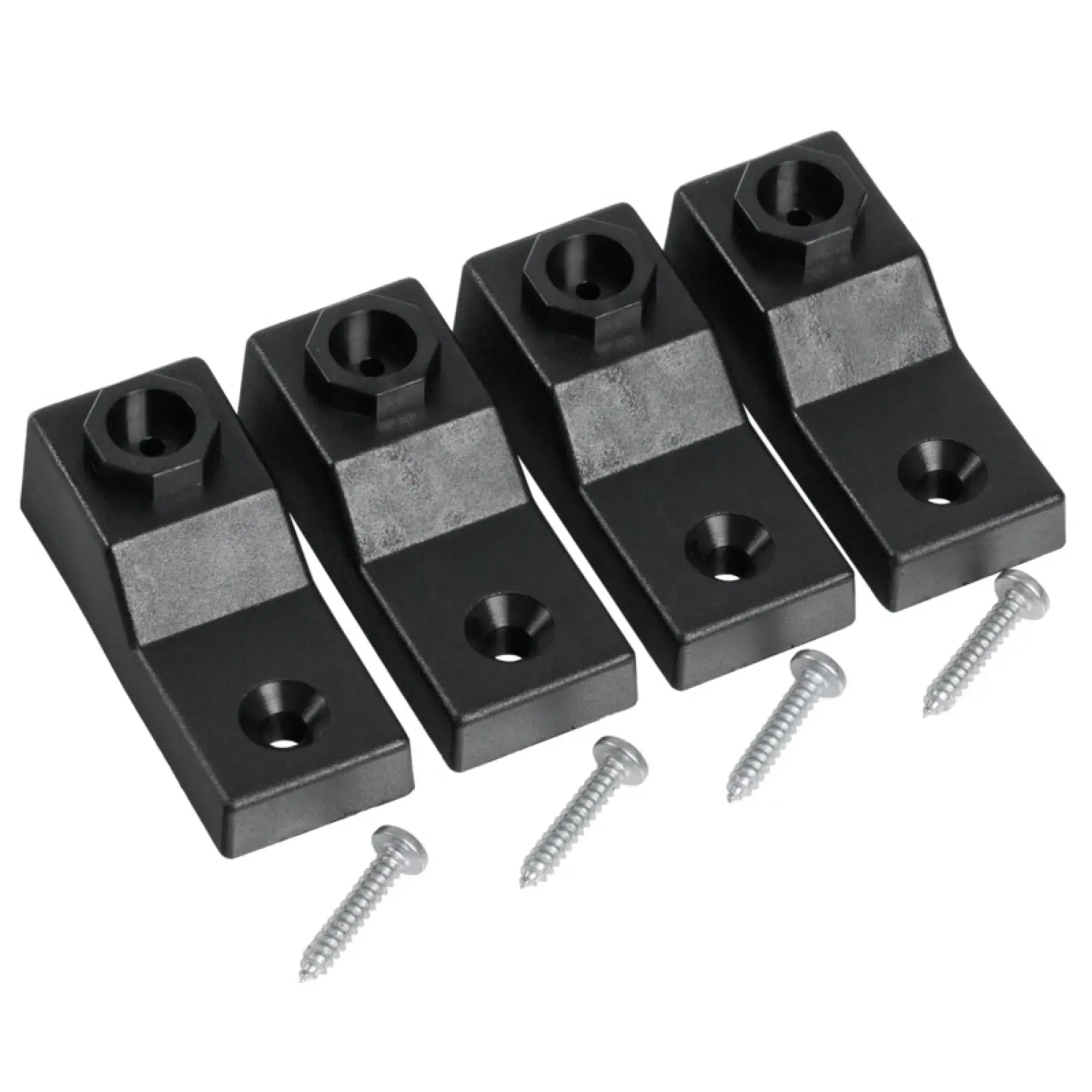 Weidmüller 3020600000 Mounting foot (Housing), Mounting foot, 10 MPP's, 12 MPP's, 26 x 66 x 25 mm, Nylon, untreated, black (img_001)