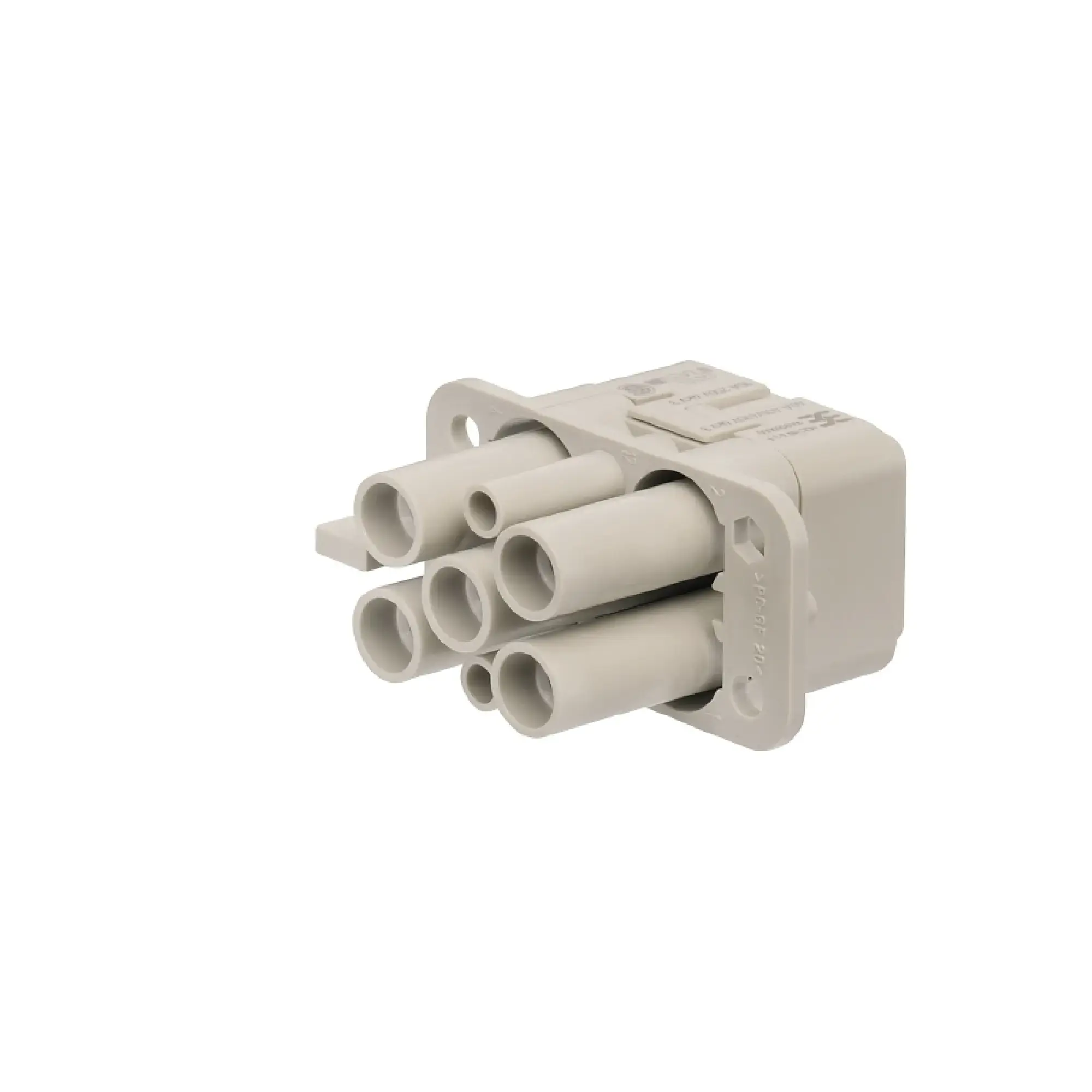 Weidmüller 1003160000 Contact insert (industry plug-in connectors), Female, 690 V, 40 A, Number of poles: 6, Crimp connection, Size: HQ (img_001)