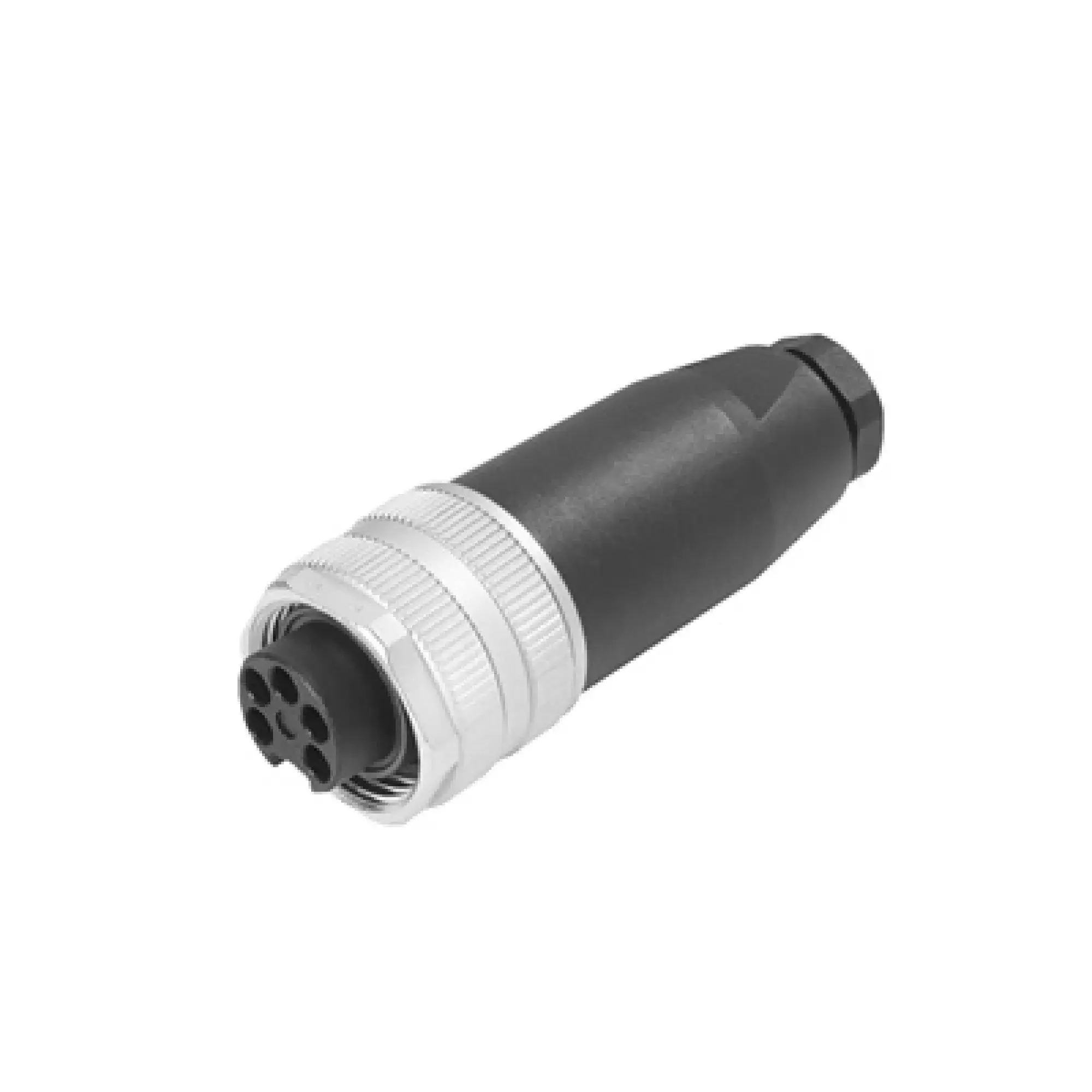 Weidmüller 1292000000 Round plug (field customisable), 7/8", none, Female socket, straight, Screw connection, Number of poles: 5, IP67, Shield connection: No (img_001)
