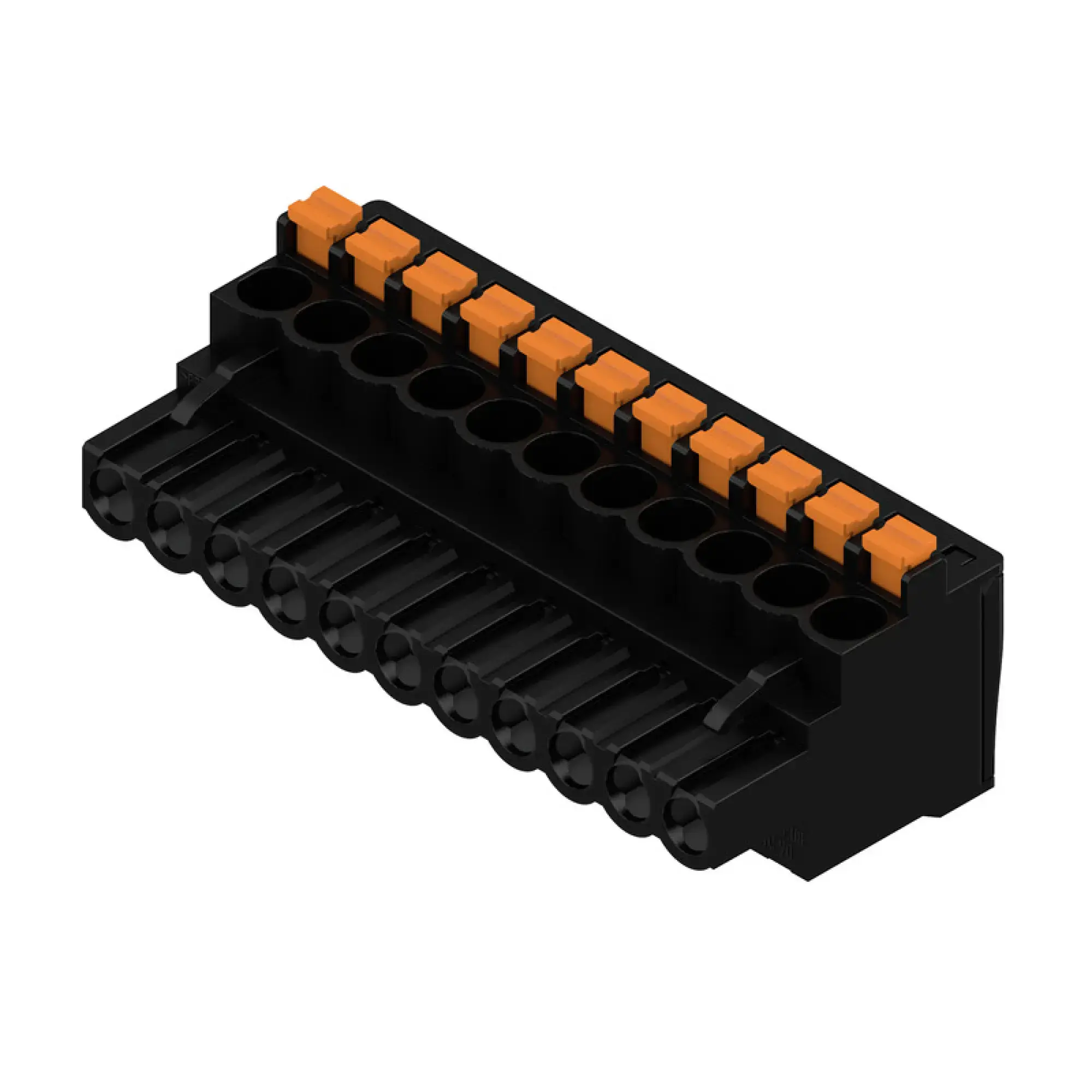 Weidmüller 1000120001 PCB connector (wire connection), 320 V, 24 A, Pitch in mm: 5.08, 3.31 mm², Number of poles: 11, PUSH IN with actuator, Box (img_001)