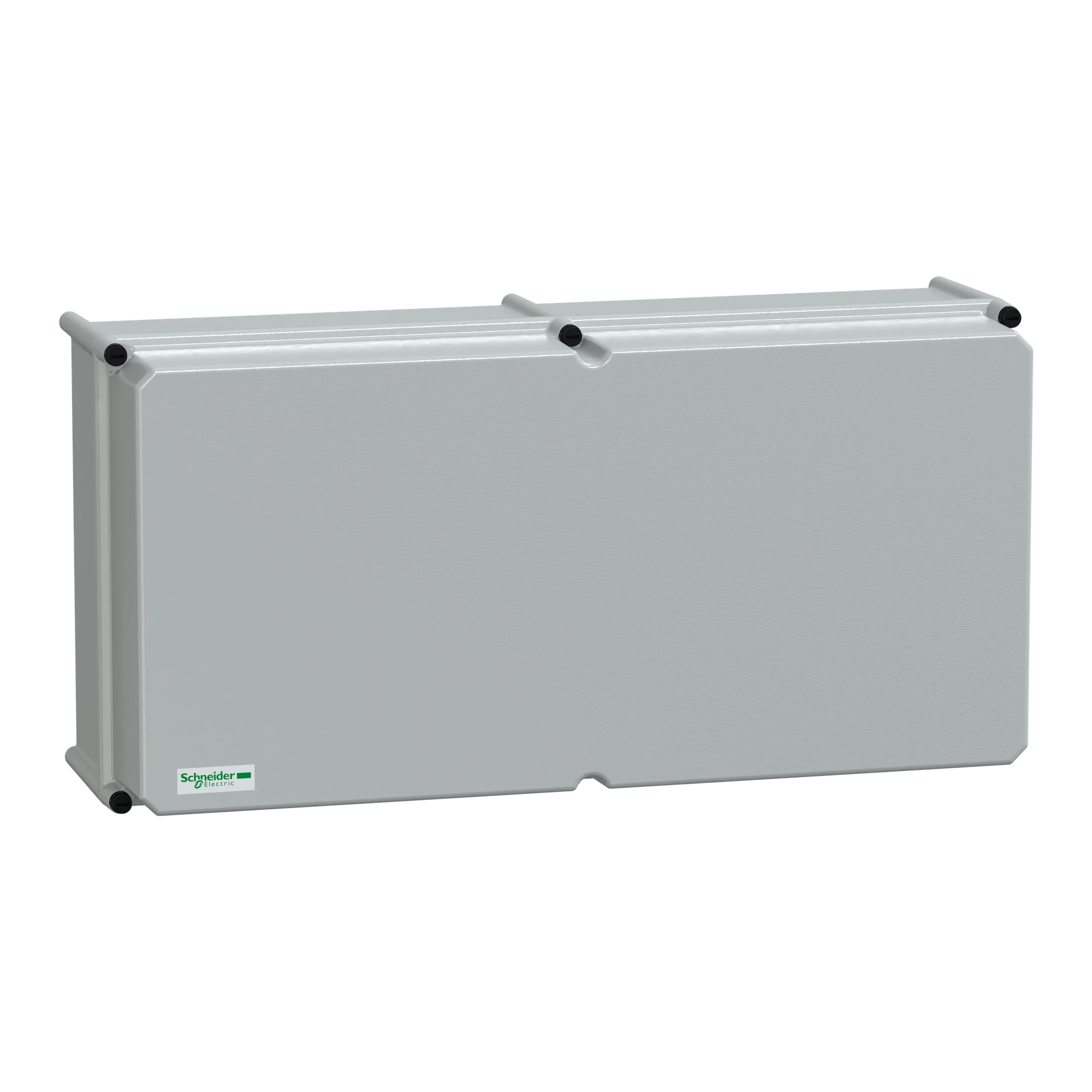 Schneider Electric NSYPLSC3672AG Polyester enclosure PLS wall mounting 360x720x230mm IP66, opaque PC cover (img_001)