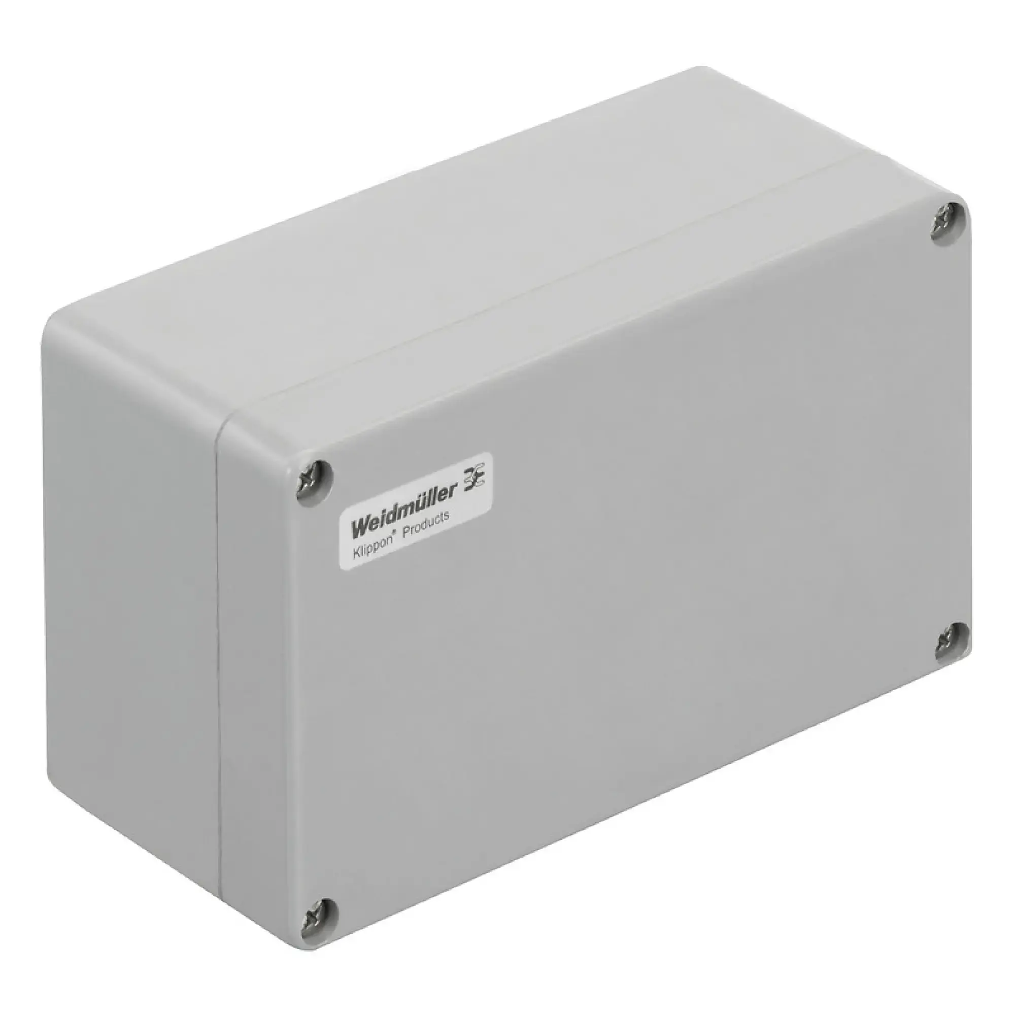 Weidmüller 1305880000 Plastic housing, Klippon POK (polyester empty enclosure), 220 x 120 x 90 mm, Gland plates: , Glass fibre-reinforced polyester, untreated, polished, Si (img_001)