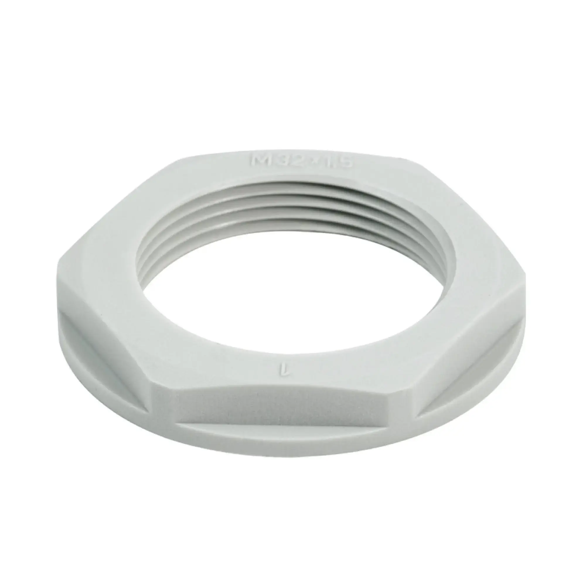 Weidmüller 1697470000 Locknut for cable gland (plastic), SKMU PA (plastic locknut), PG 13.5, 6 mm, Polyamid 6 (PA6 - GF30) (img_001)