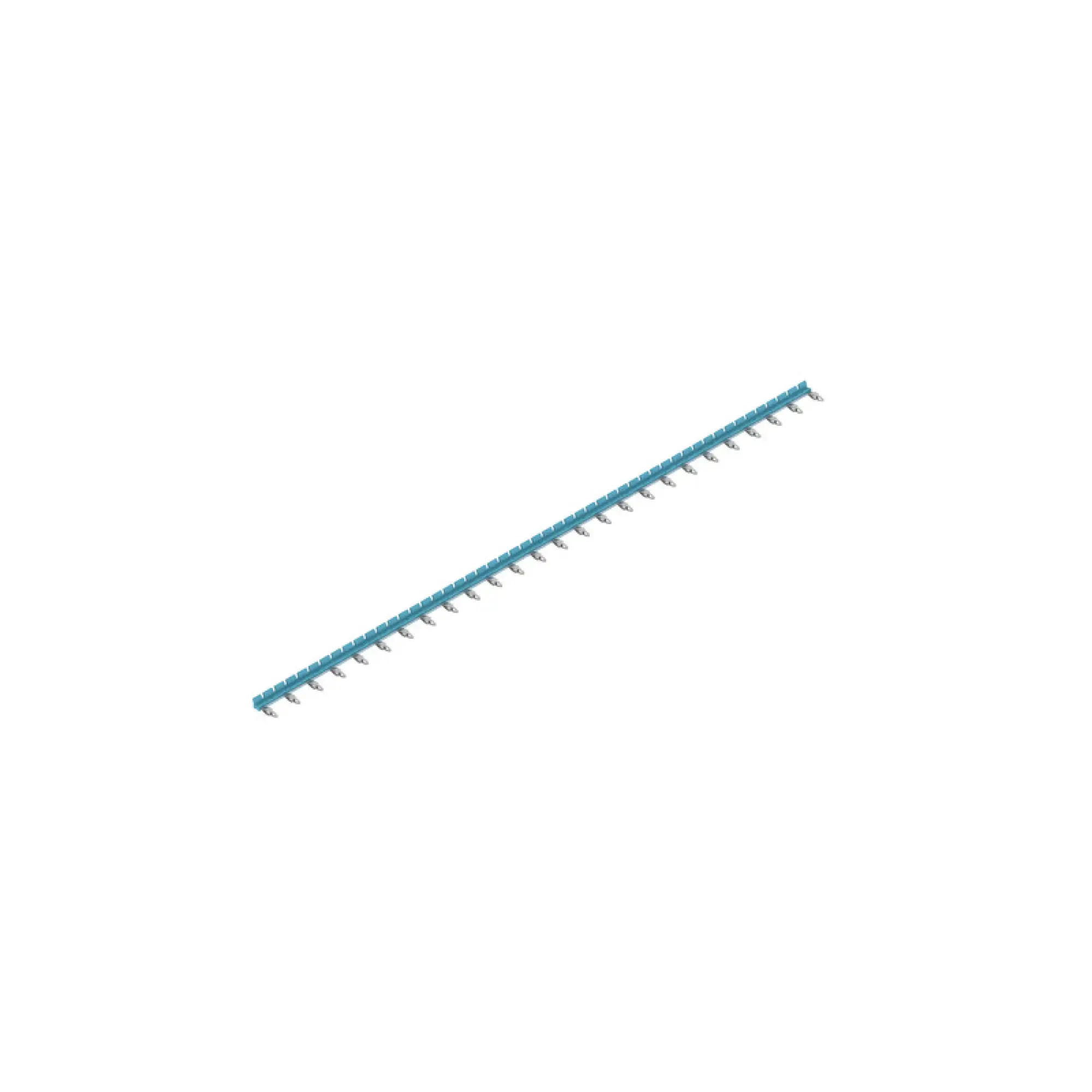 Weidmüller 2556460000 Cross-connector (relay), blue, 17.5 A, can be cut to length, Number of poles: 26, Pitch in mm: 12.80 (img_001)