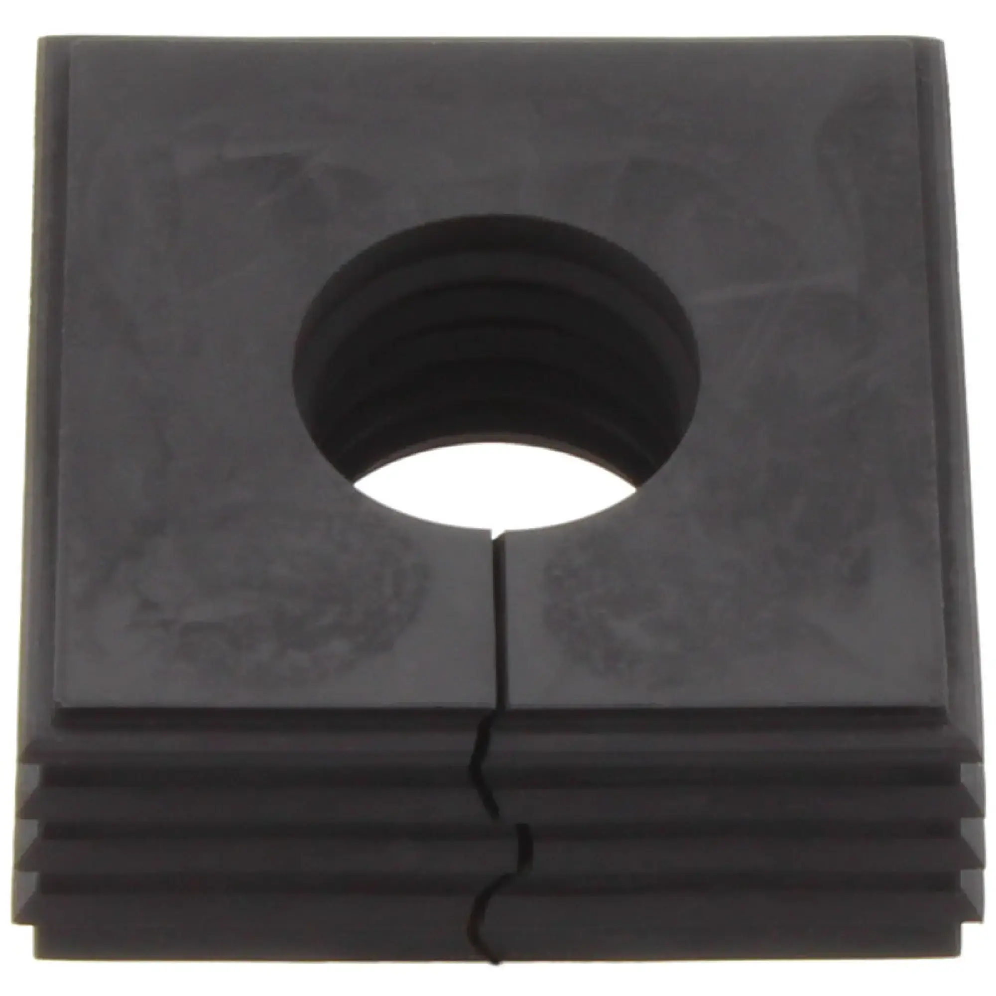 Weidmüller 2583830000 Slotted cable grommet (Cable entries system), 18 mm, 19 mm, -40 °C, 120 °C, TPE, Deep black (img_001)