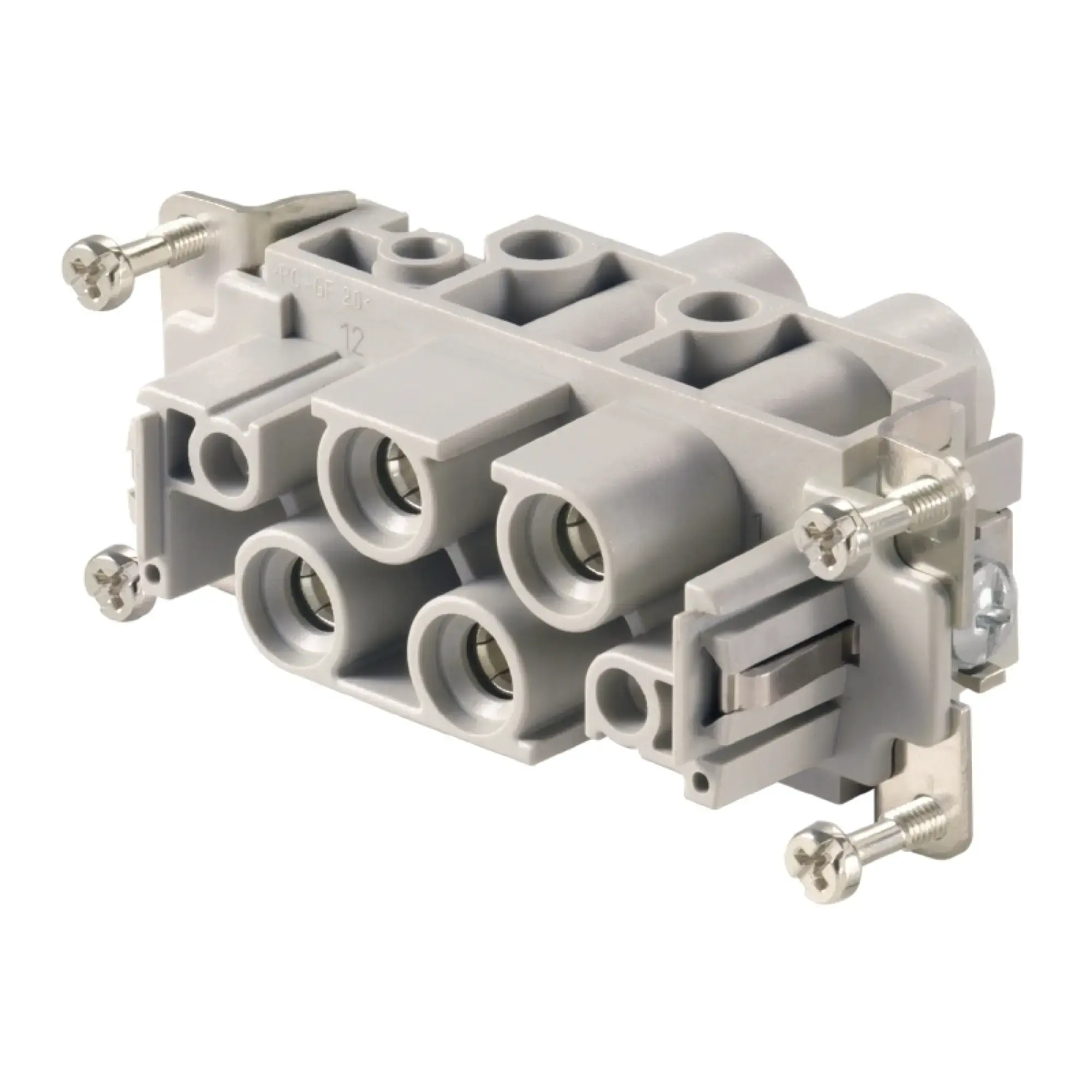 Weidmüller 1023230000 Contact insert (industry plug-in connectors), Female, 830 V, 80 A, Number of poles: 6, Screw connection, Size: 6 (img_001)