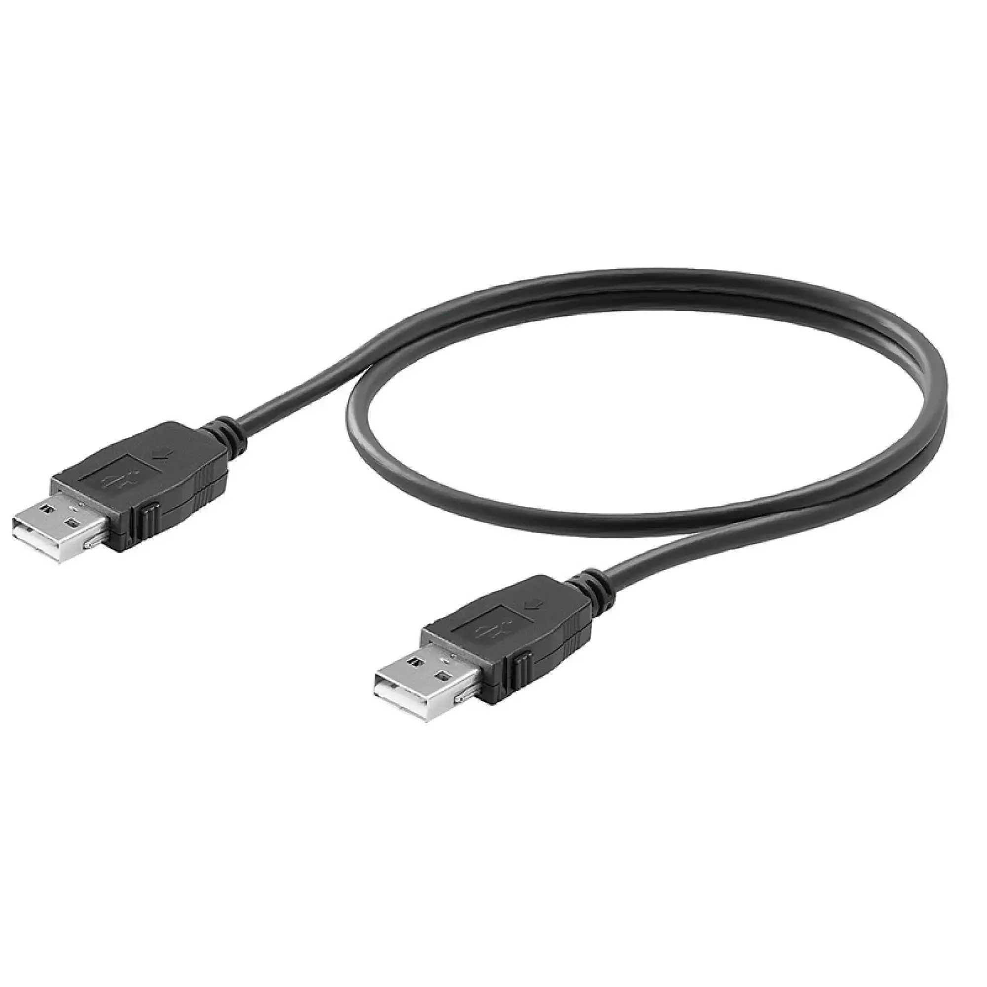 Weidmüller 2695980018 USB cable, USB A, with mechanical locking, PVC, black, Length: 1.8 m (img_001)