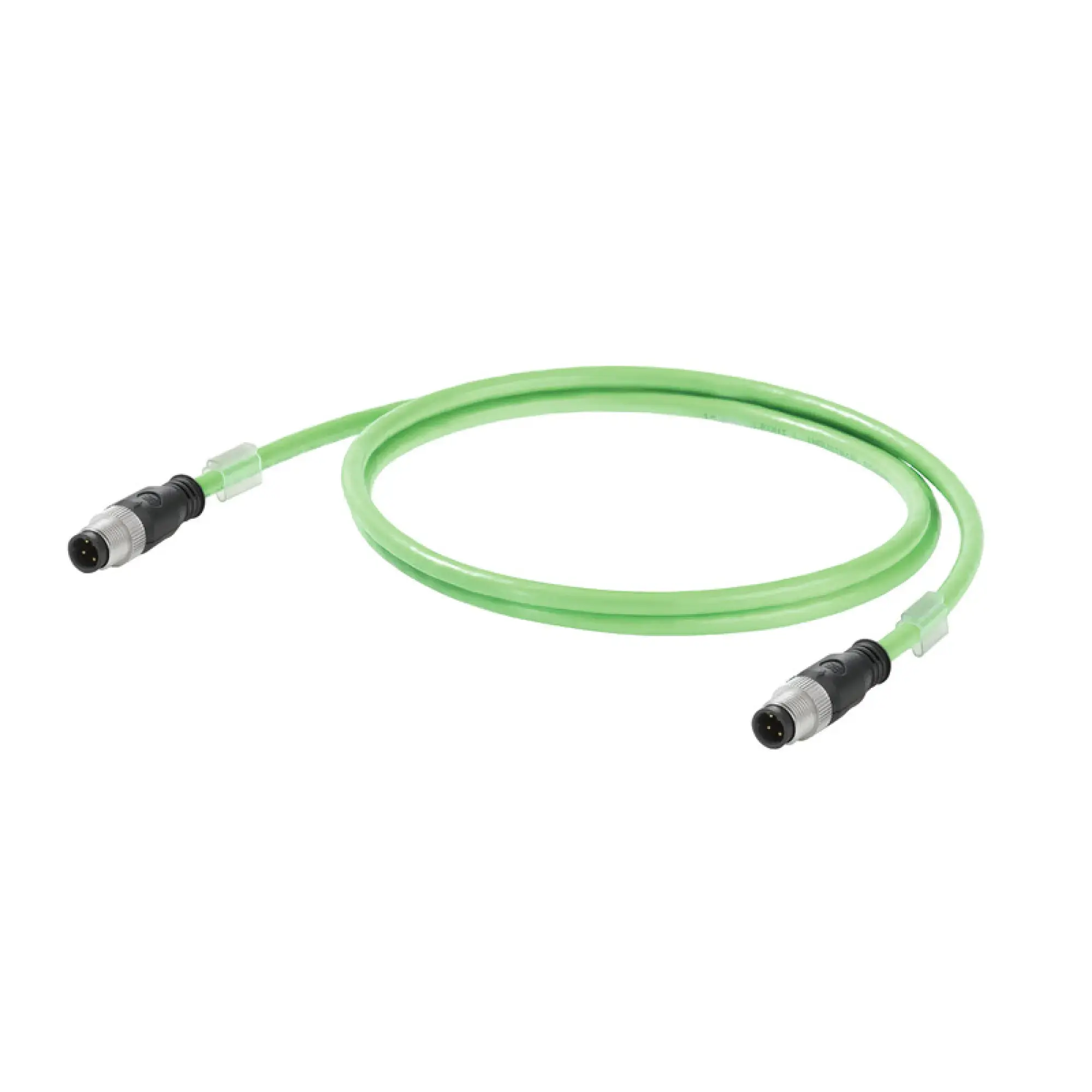 Weidmüller 1025950005 PROFINET Cable (assembled), M12 D-code – IP 67 straight pin, M12 D-code – IP 67 straight pin, Number of poles: 4, Length: 0.5 m (img_001)