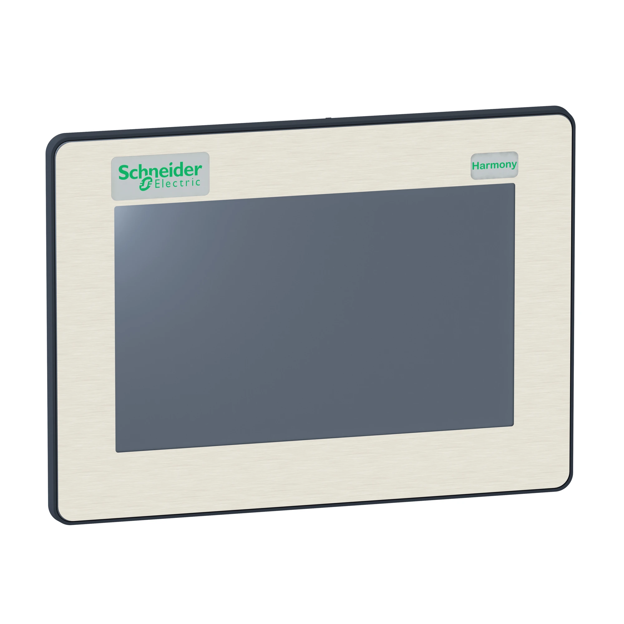 Schneider Electric HMIDT35X Harmony GTUX 7"W Outdoor HMI Touch Display resistive, high brightness, stainless steel front (img_001)