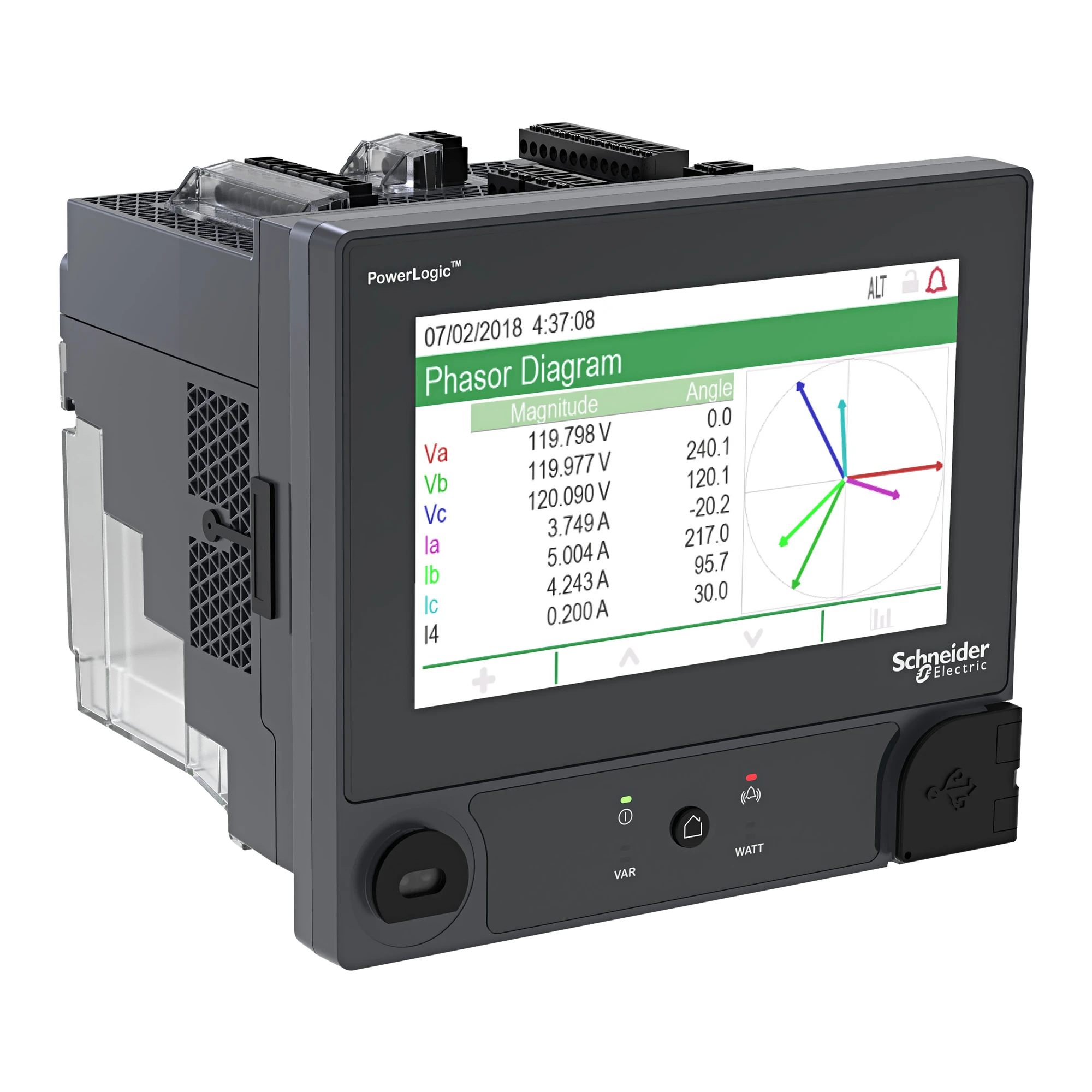 Schneider Electric METSEION92140 Power analyzer ION9000, Modbus TCP, with 192 mm display, HW kit, 20-60V (img_001)